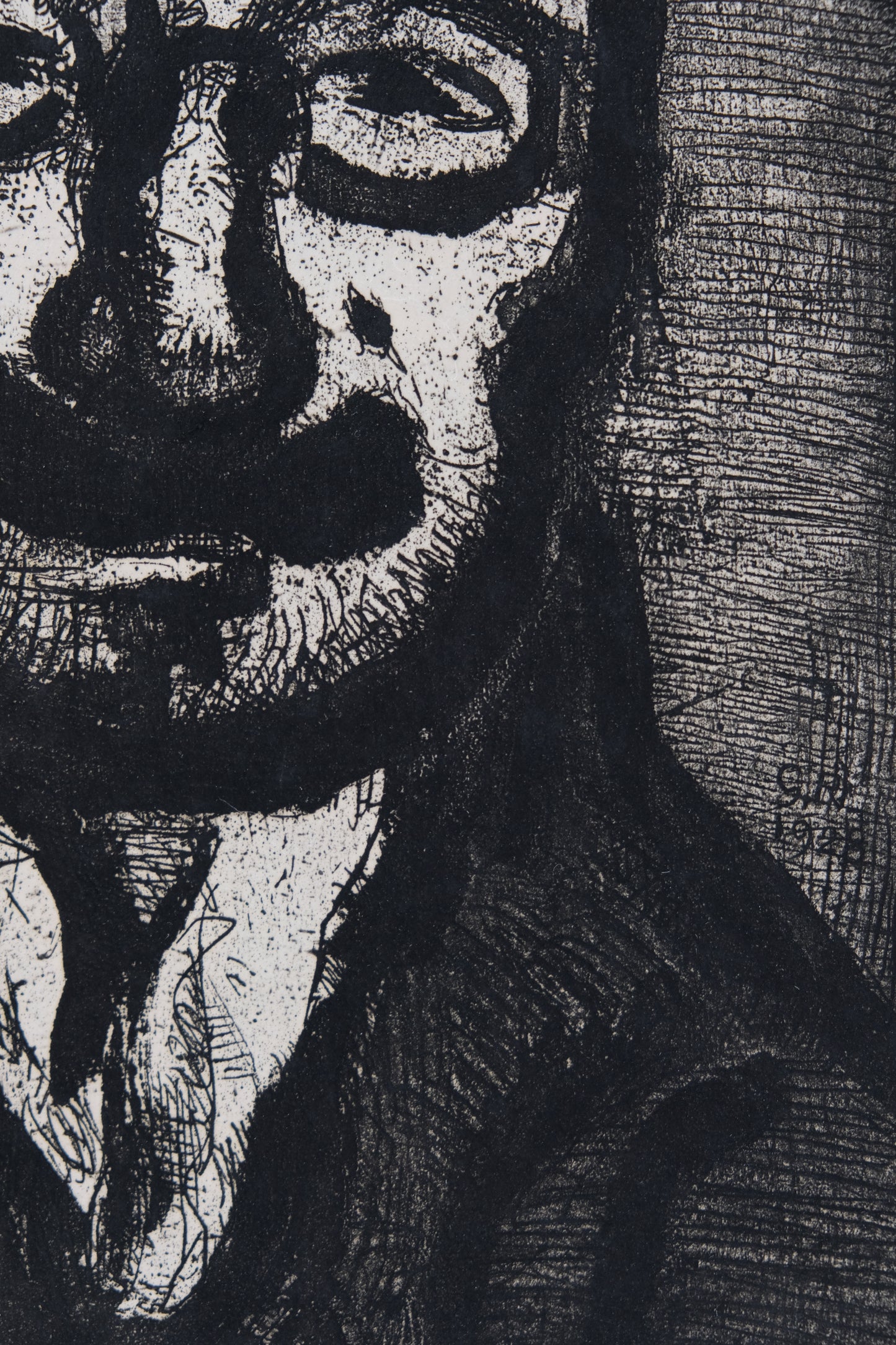 Georges ROUAULT : Le directeur de théâtre- Gravure originale signée