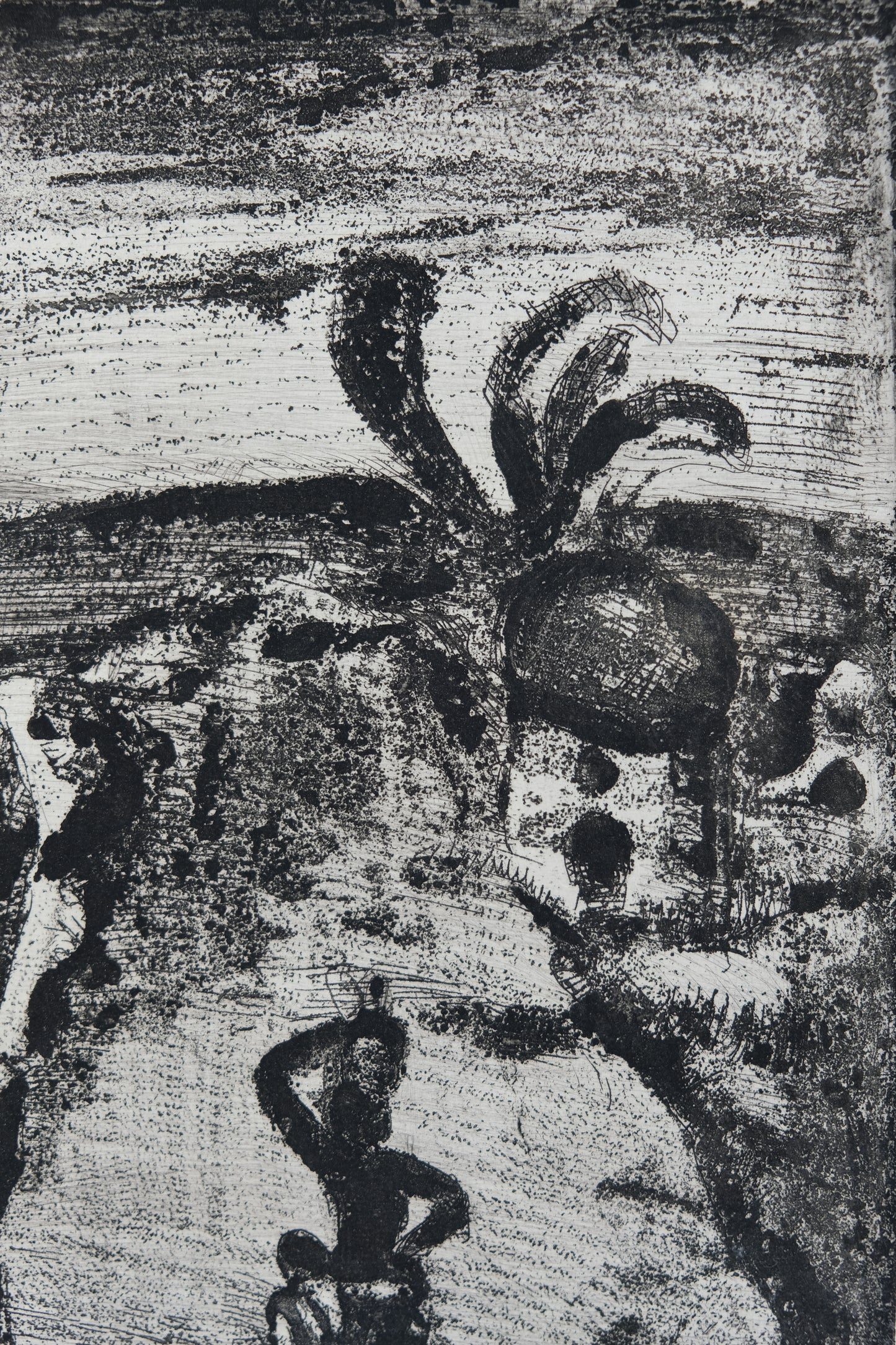 Georges ROUAULT : La cueillette de fruits - Gravure originale signée