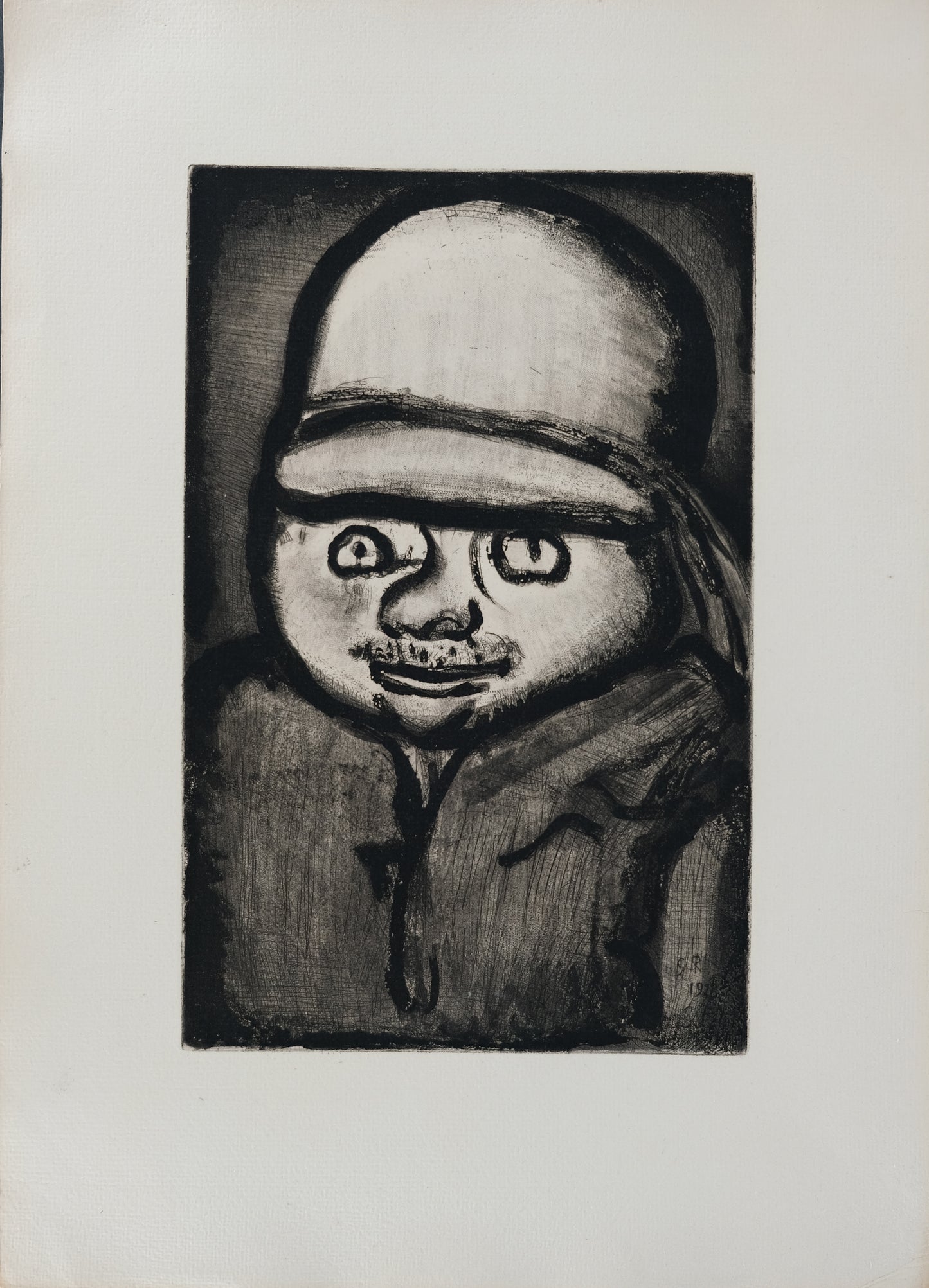 Georges ROUAULT : Fléau Colon - Gravure originale signée