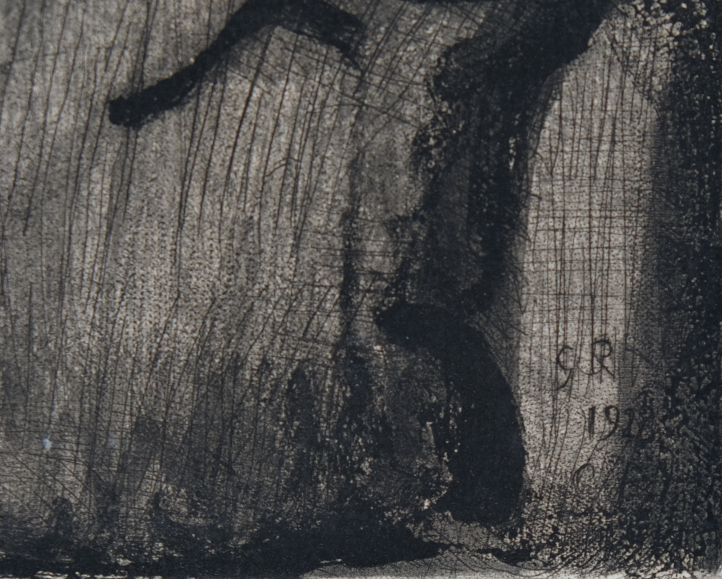 Georges ROUAULT : Fléau Colon - Gravure originale signée
