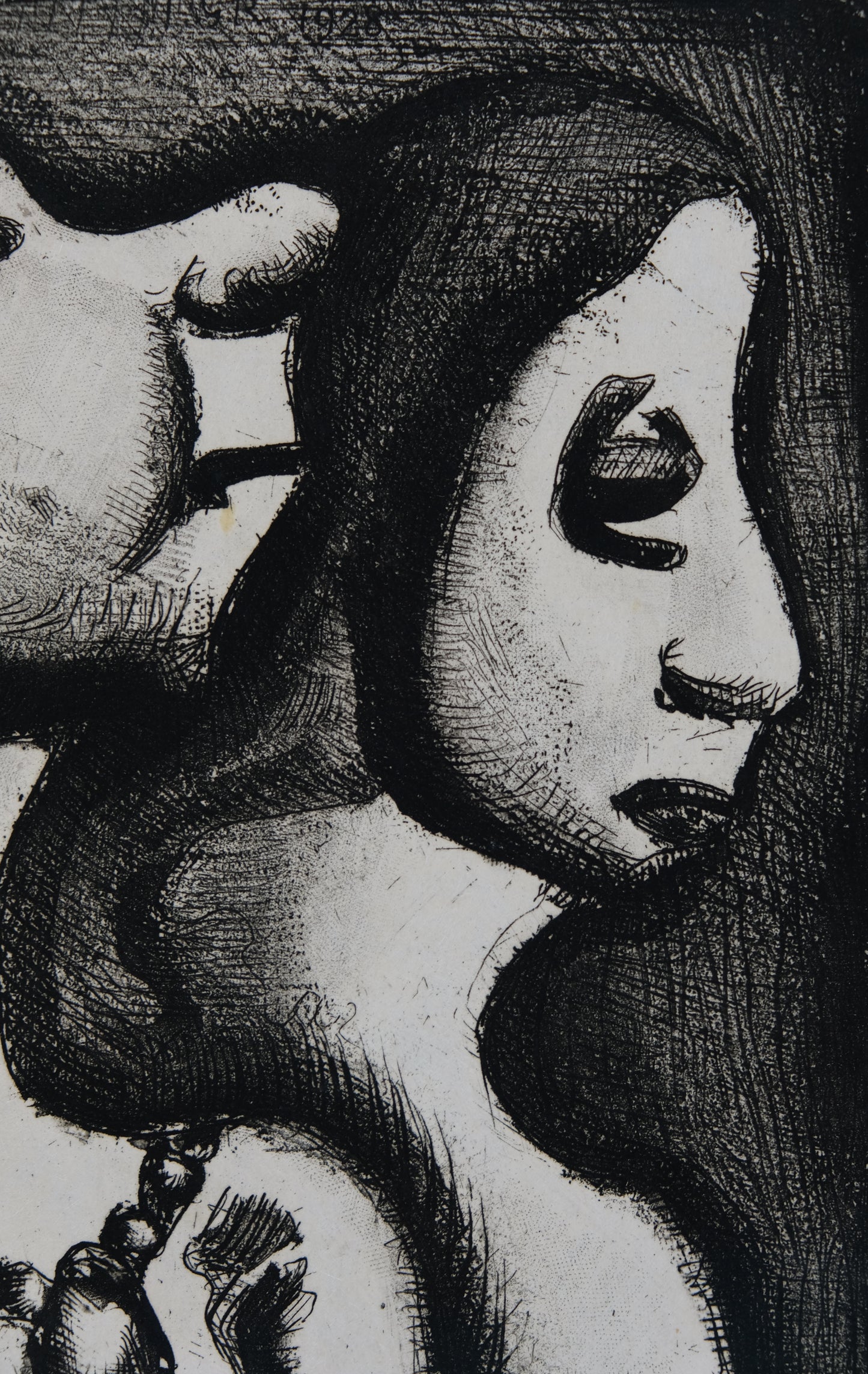 Georges ROUAULT : Les deux matrones - Gravure originale
