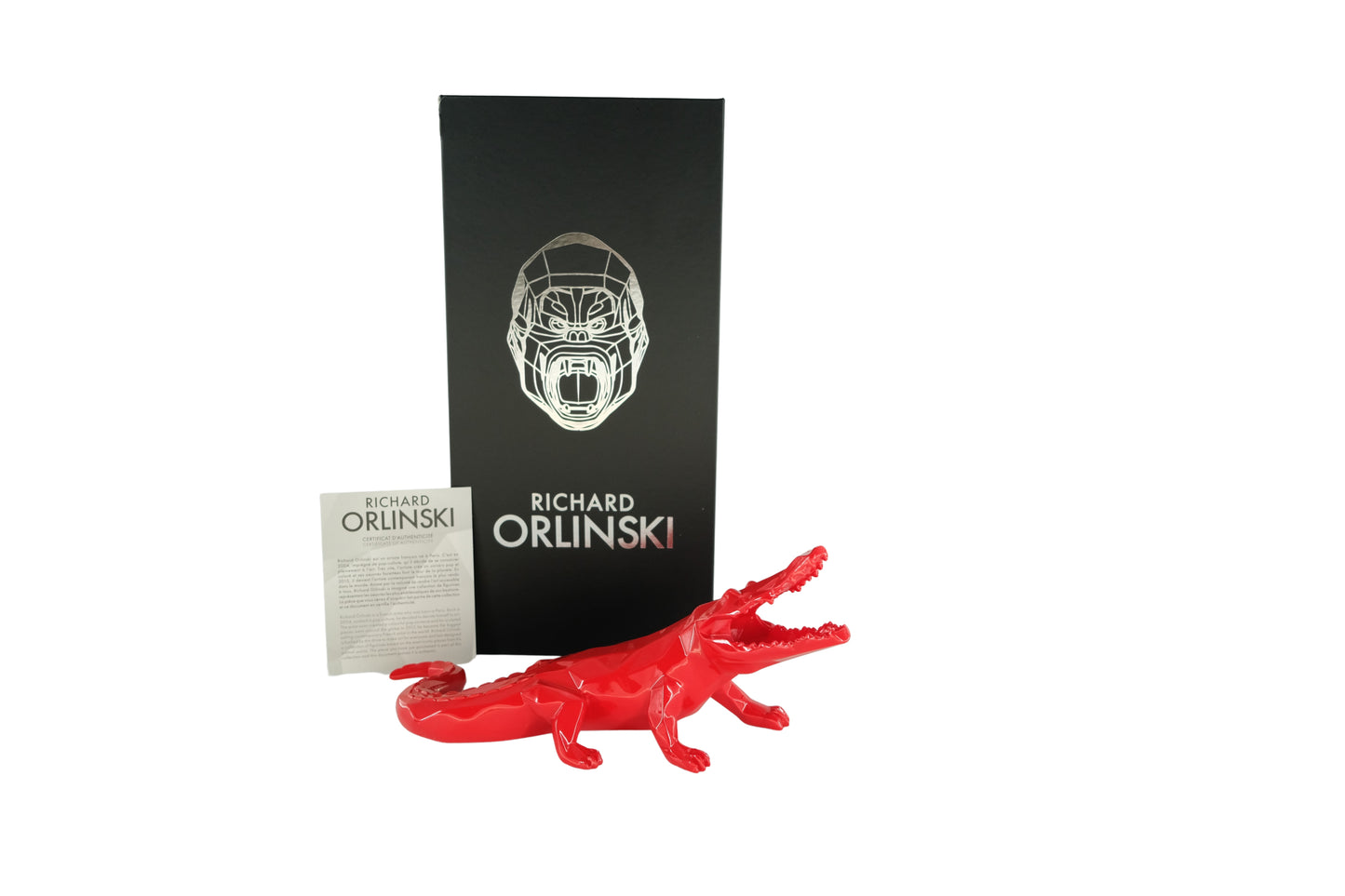 Richard ORLINSKI : Croco Spirit (Red Edition) - Sculpture originale