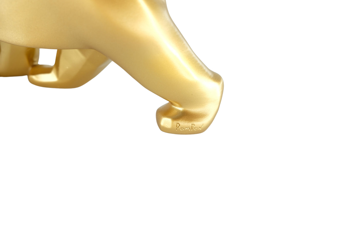 Richard ORLINSKI : Ours Pompon (Gold Edition) - Sculpture originale