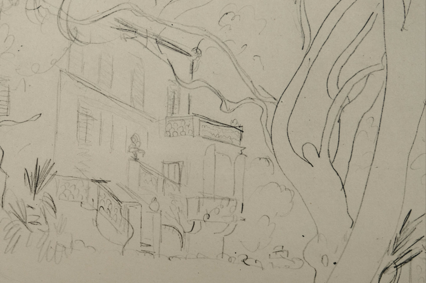 Henri MATISSE : L'entrée de la maison - Lithographie