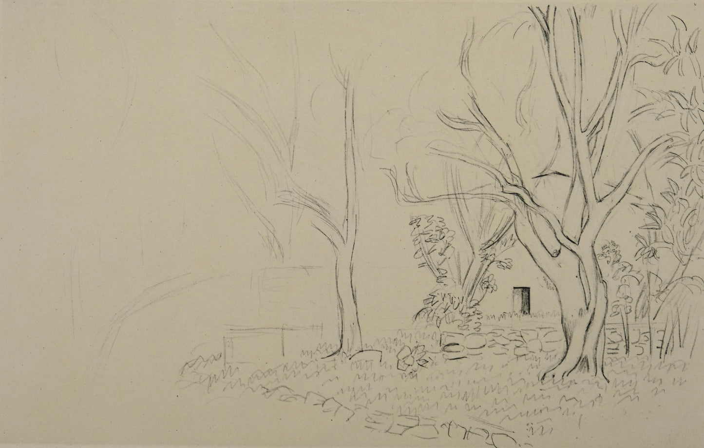 Henri MATISSE : Jardin en Provence - Lithographie