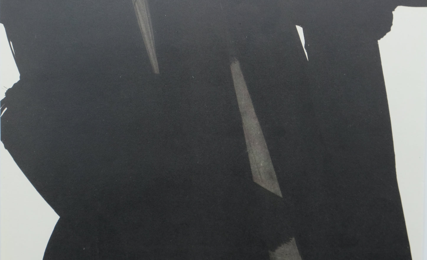 Pierre SOULAGES : Gouache, 1966 - Lithographie