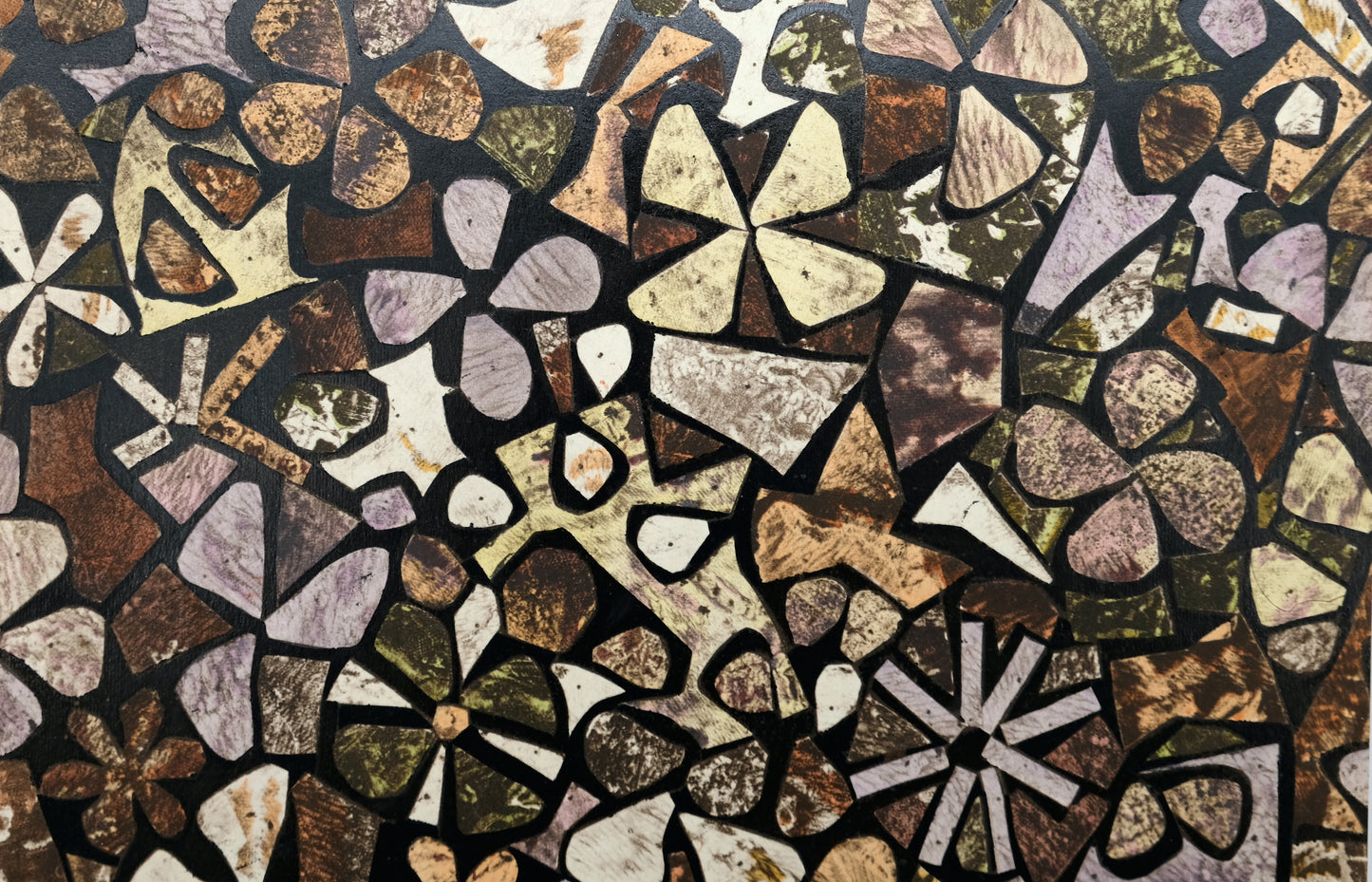 Jean DUBUFFET : Jardin de quite-vite - Pochoir original signé