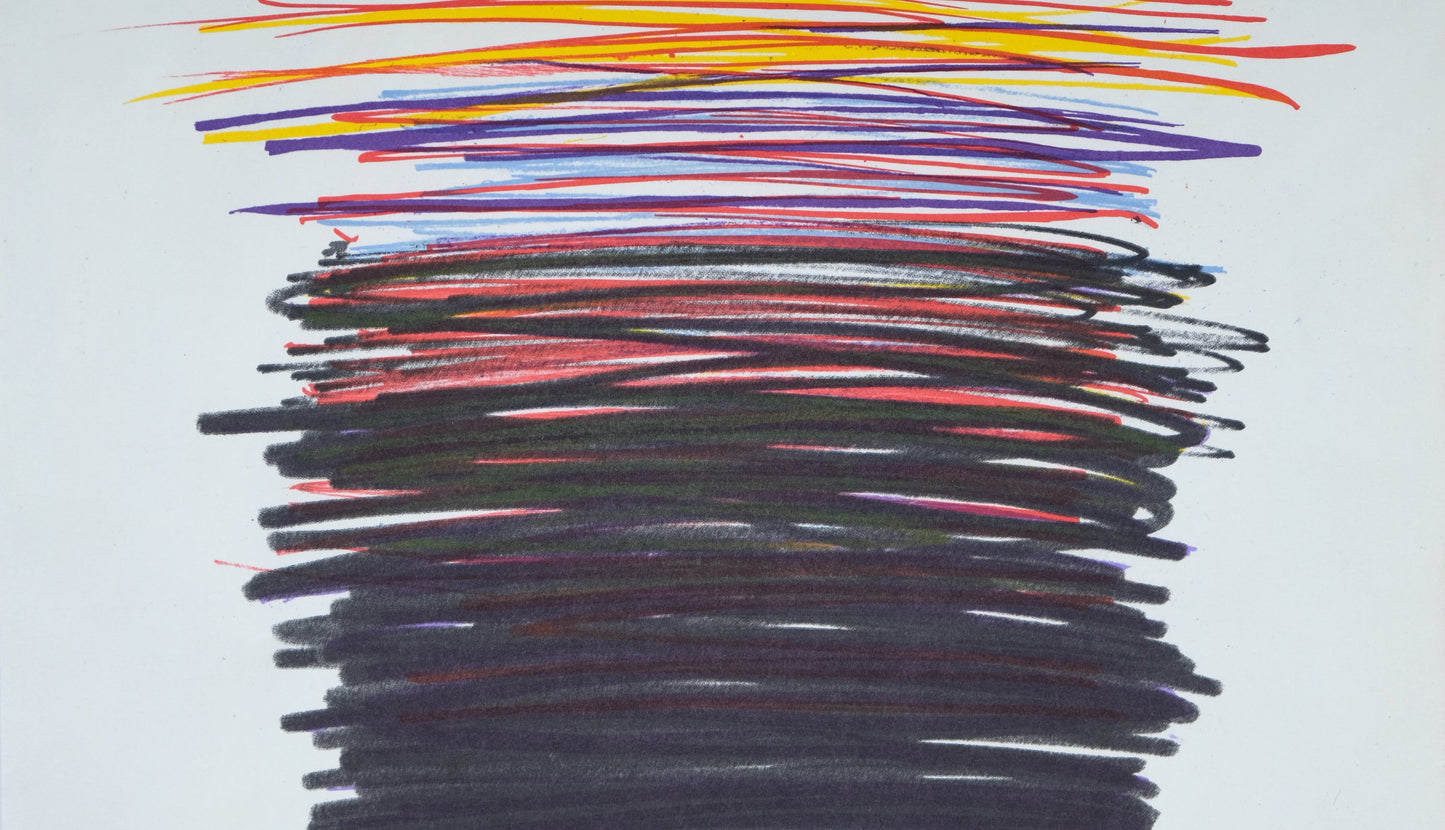 Yaacov AGAM : Composition abstraite - Lithographie originale