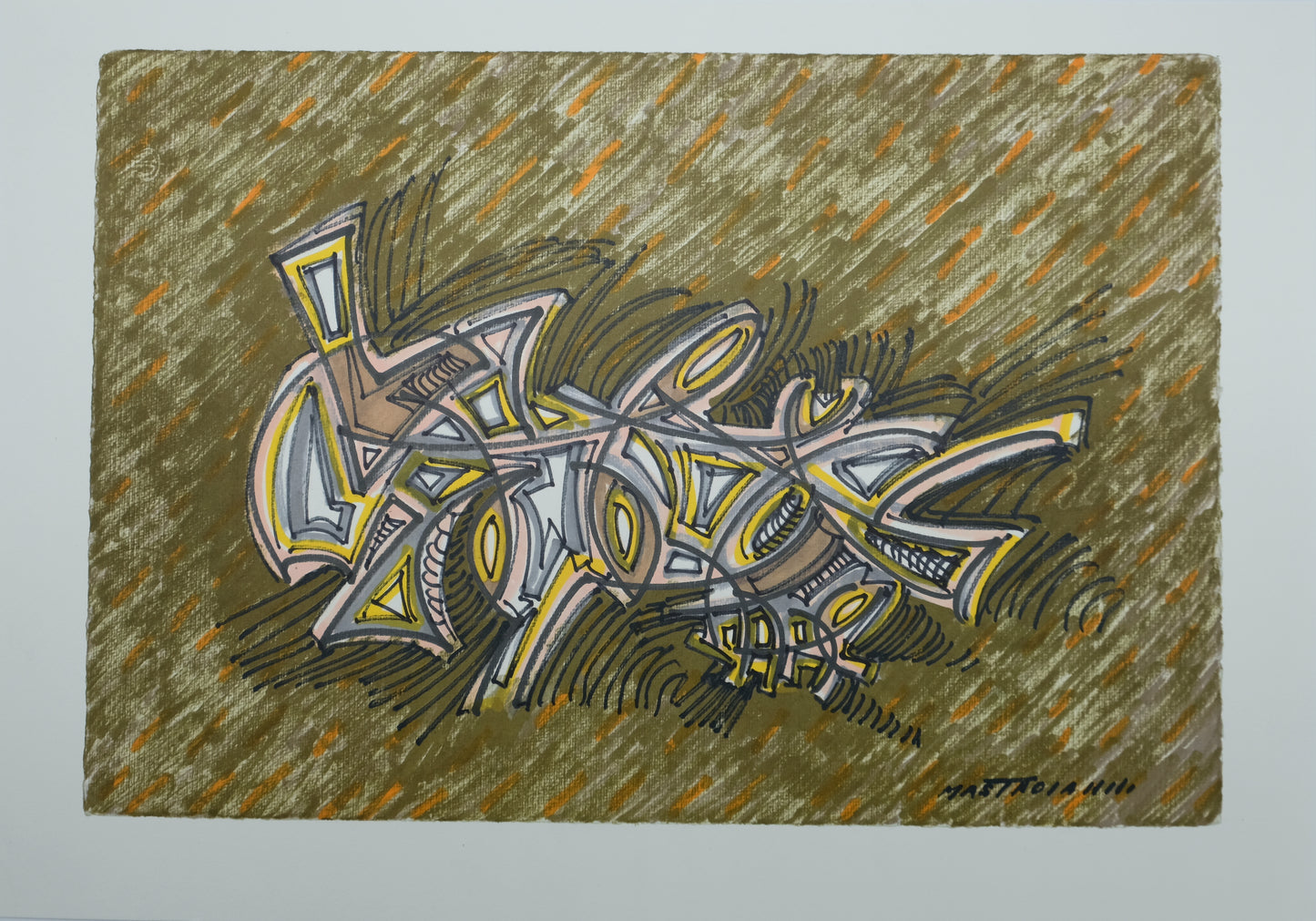 Umberto MASTROIANNI : Verseau - Lithographie signée