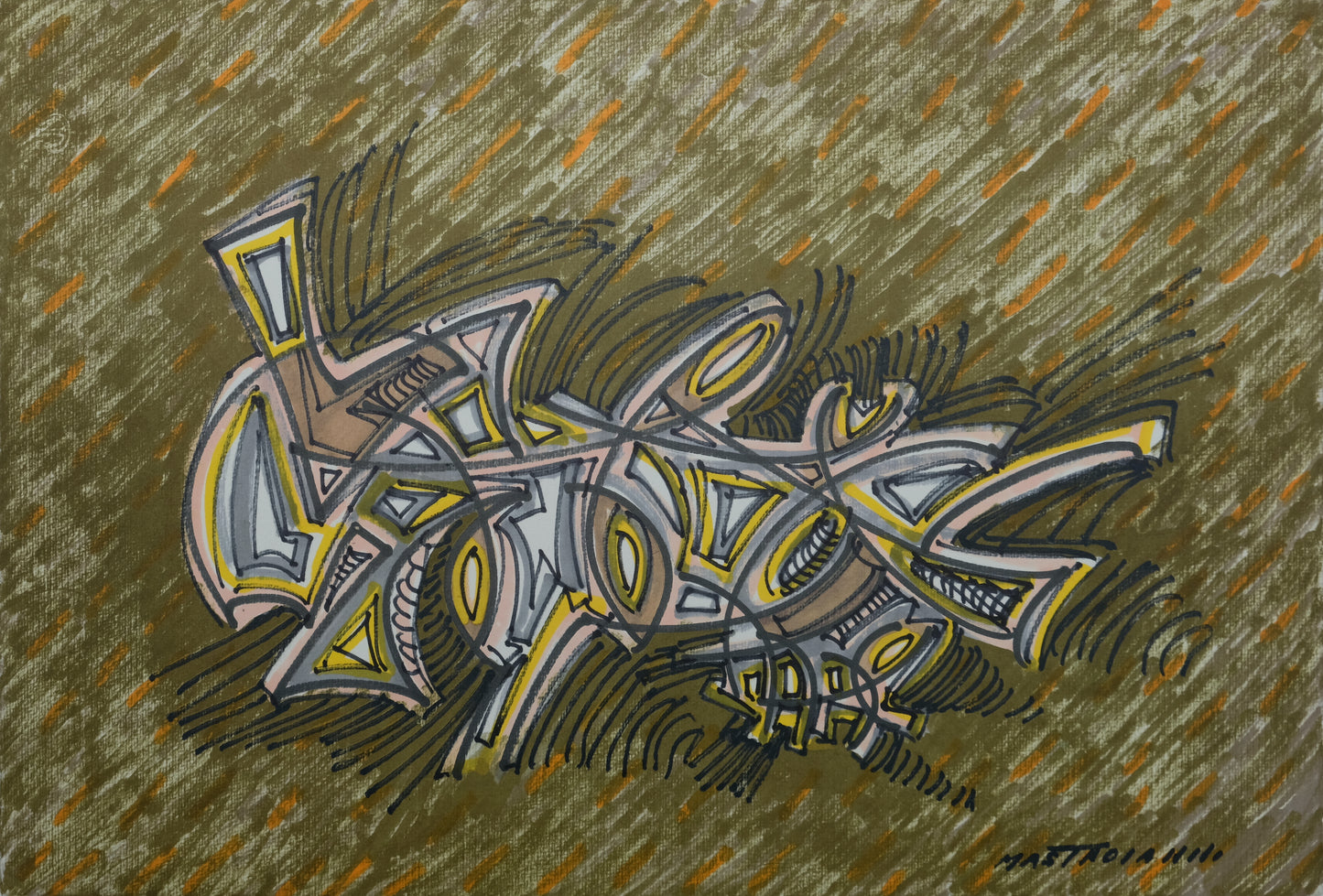 Umberto MASTROIANNI : Verseau - Lithographie signée