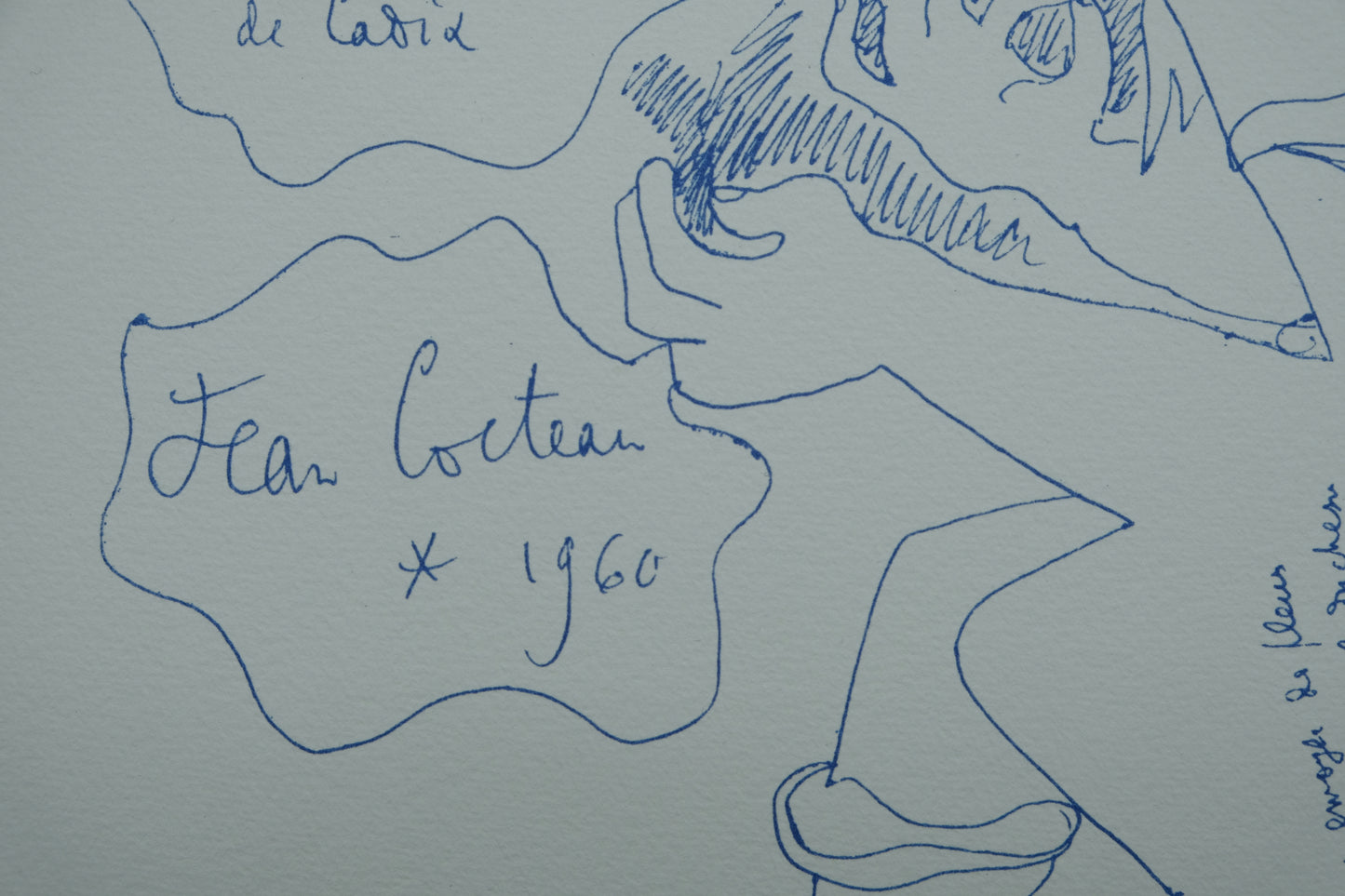 Jean COCTEAU : Gitans et corridas - Lithographie signée