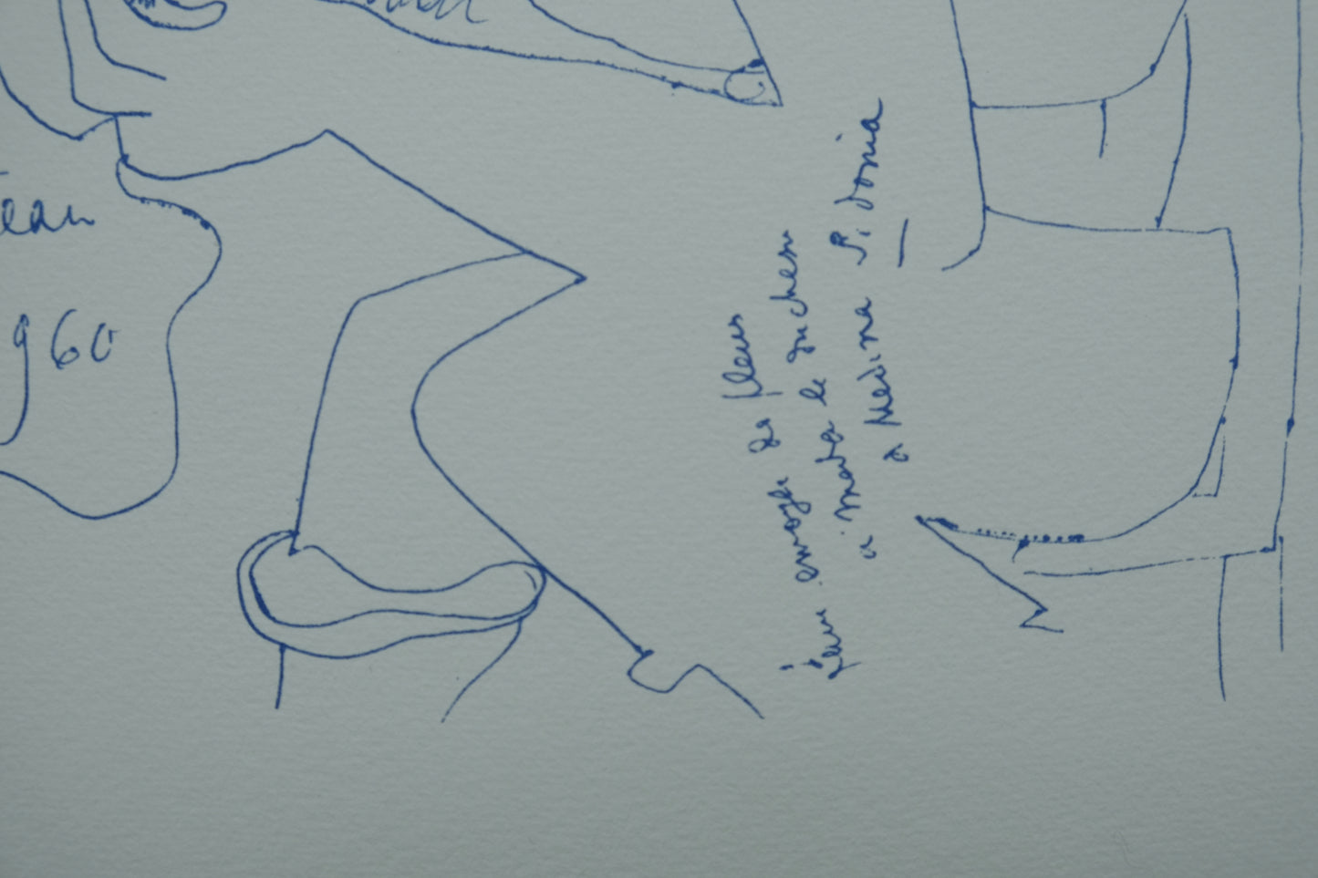 Jean COCTEAU : Gitans et corridas - Lithographie signée