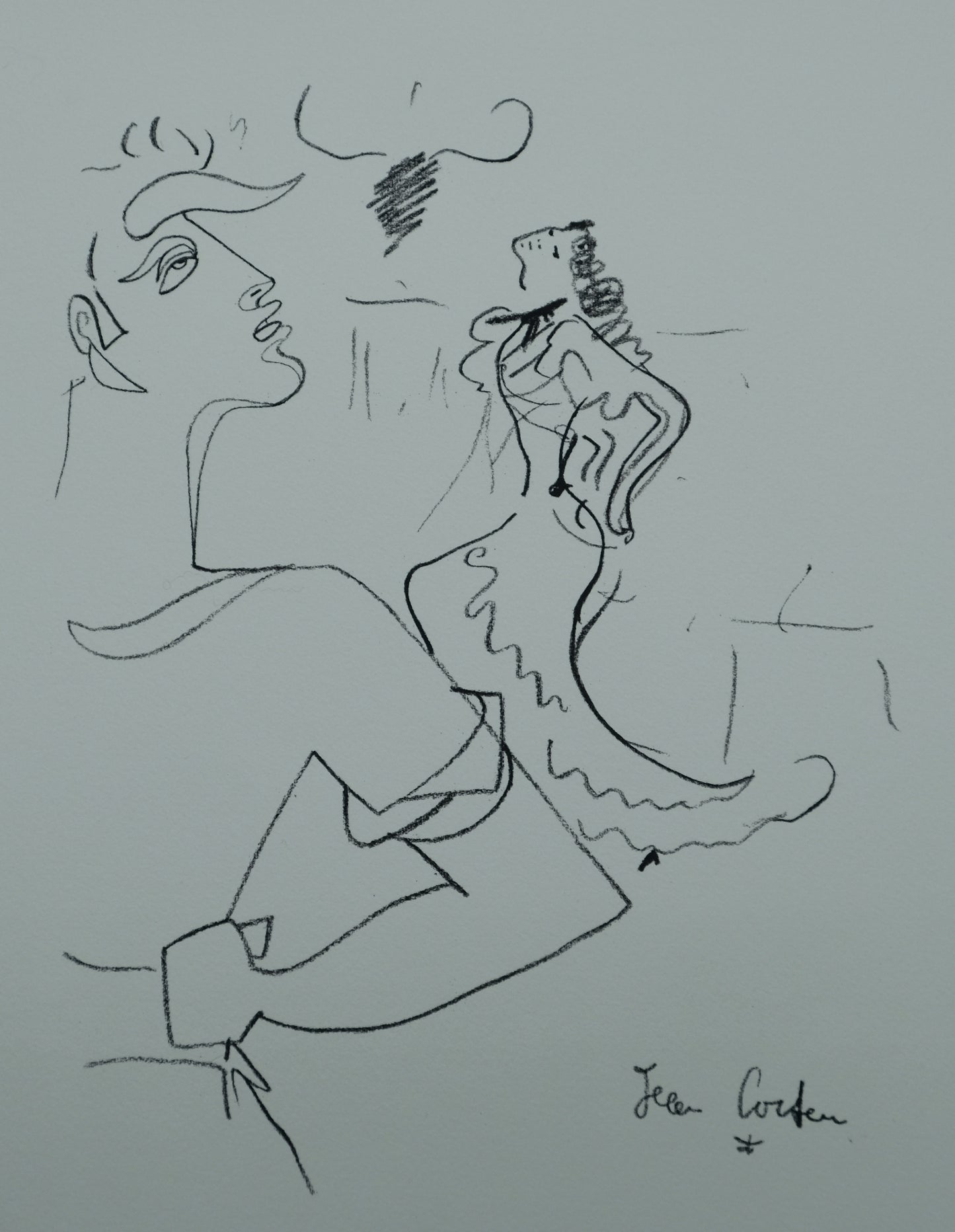 Jean COCTEAU : Carmen - Lithographie signée