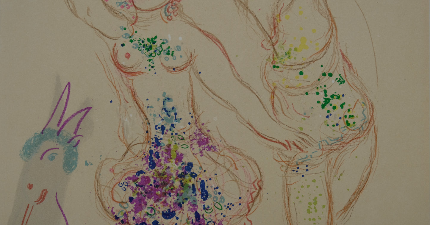 Marc CHAGALL : Le ballet de Daphnis et Chloé - Lithographie originale
