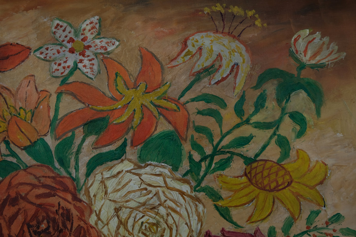 Elisée MACLET : Bouquet de fleurs - Huile sur toile signée