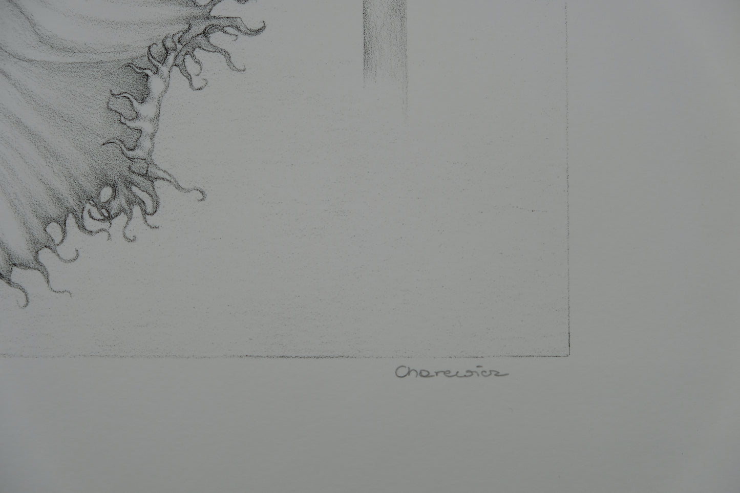 Gochka CHAREWICZ : La fleur éclose- Lithographie originale signée