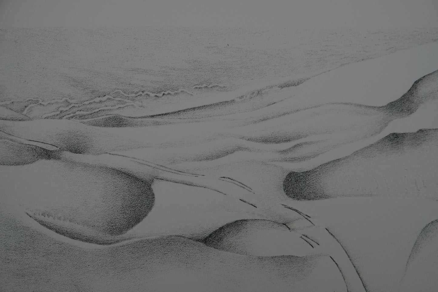 Gochka CHAREWICZ : La vallée perdue - Lithographie originale signée