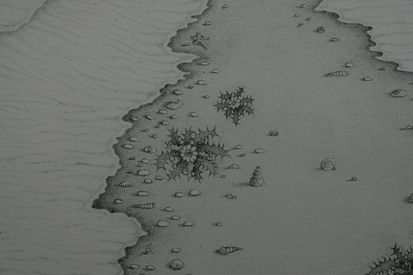 Gochka CHAREWICZ : La plage - Lithographie originale signée