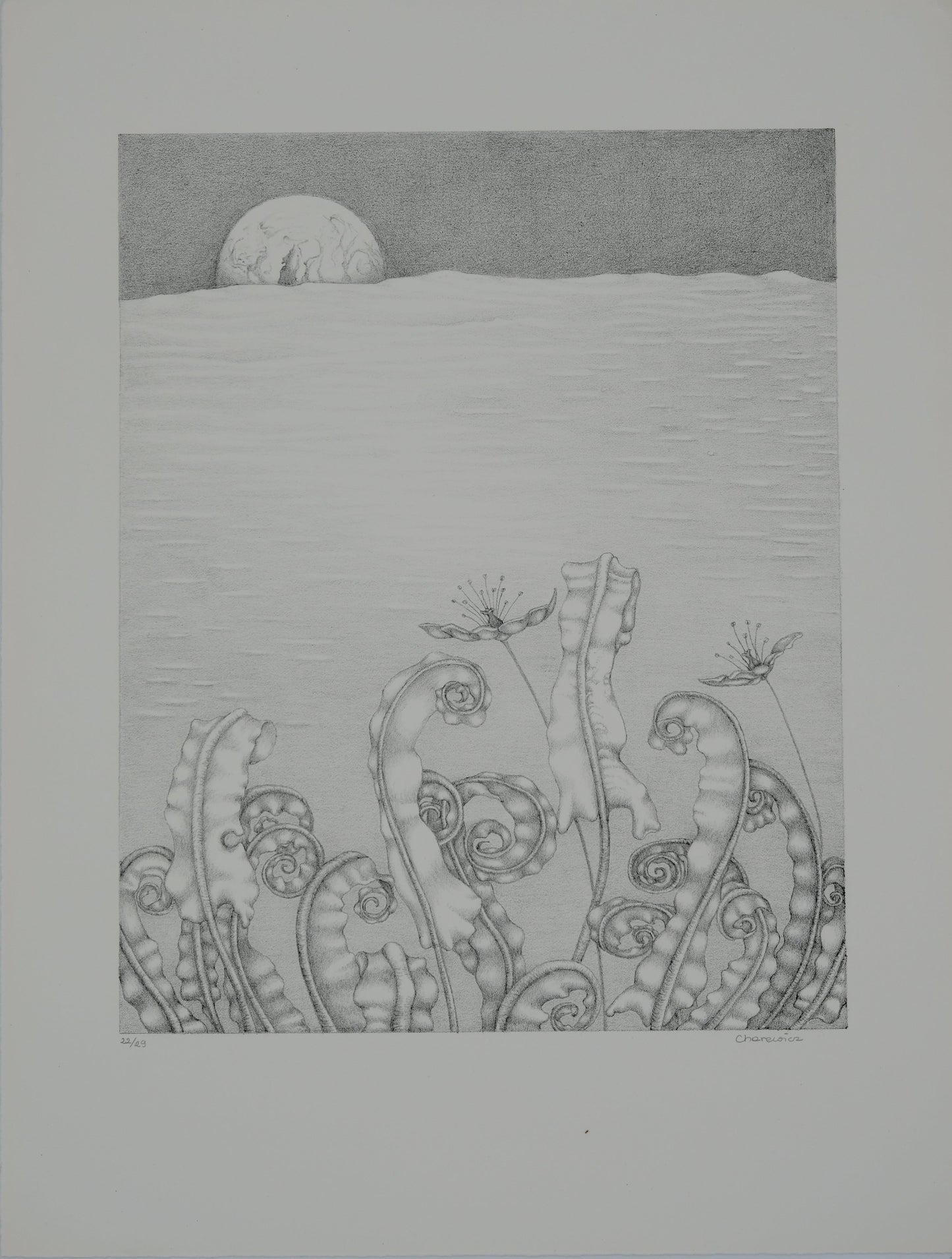 Gochka CHAREWICZ : Horizon - Lithographie originale signée