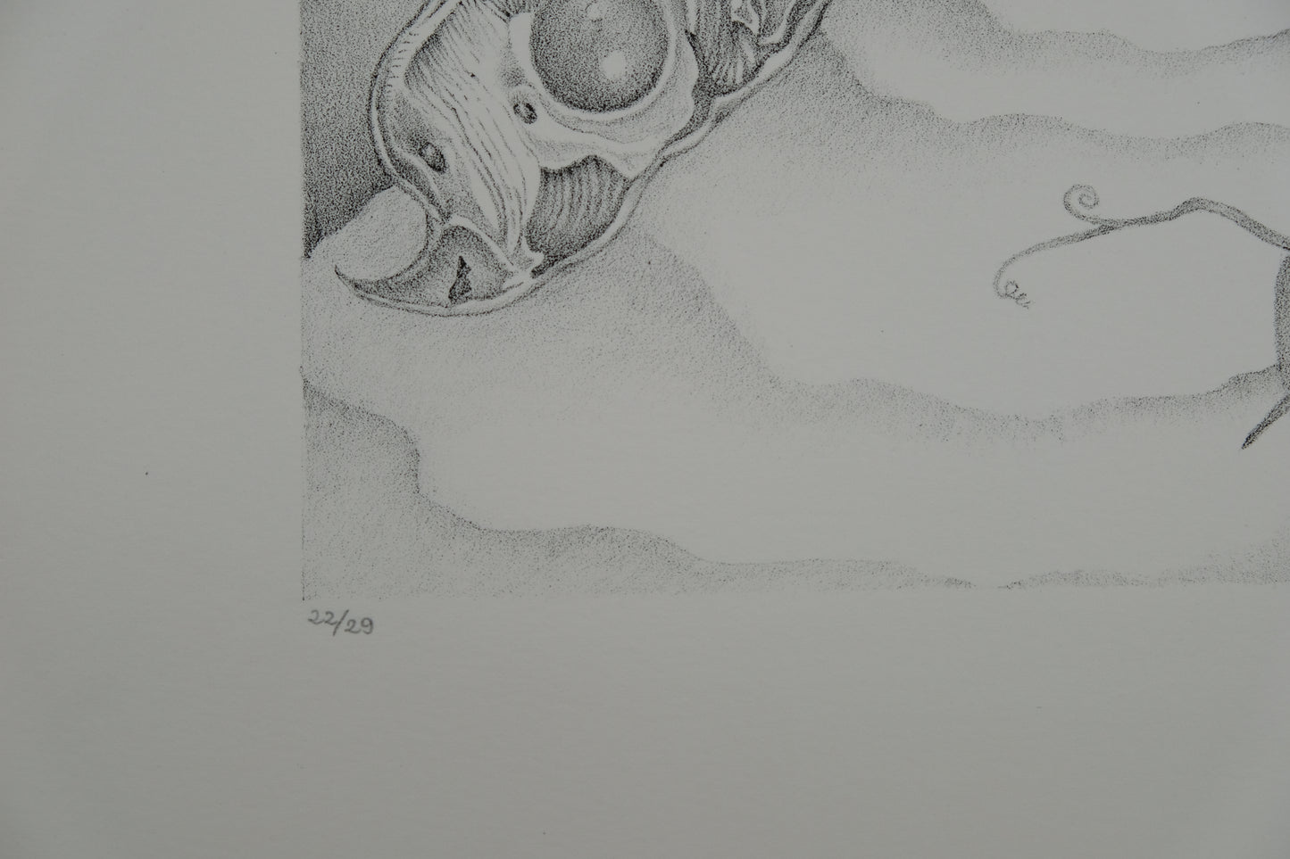 Gochka CHAREWICZ : Le chemin - Lithographie originale signée