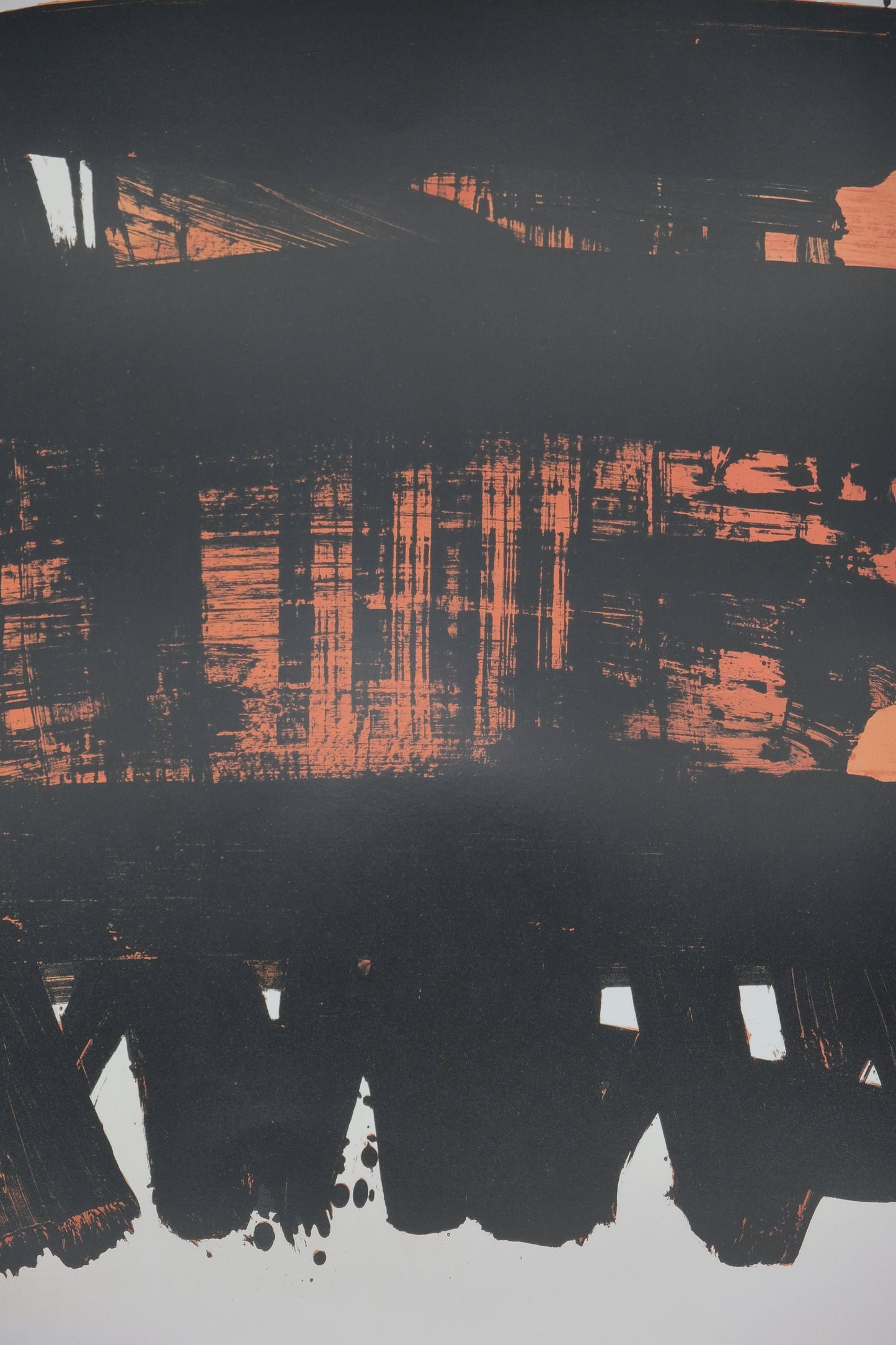 Pierre SOULAGES : Lithographie n°22 - Affiche originale signée