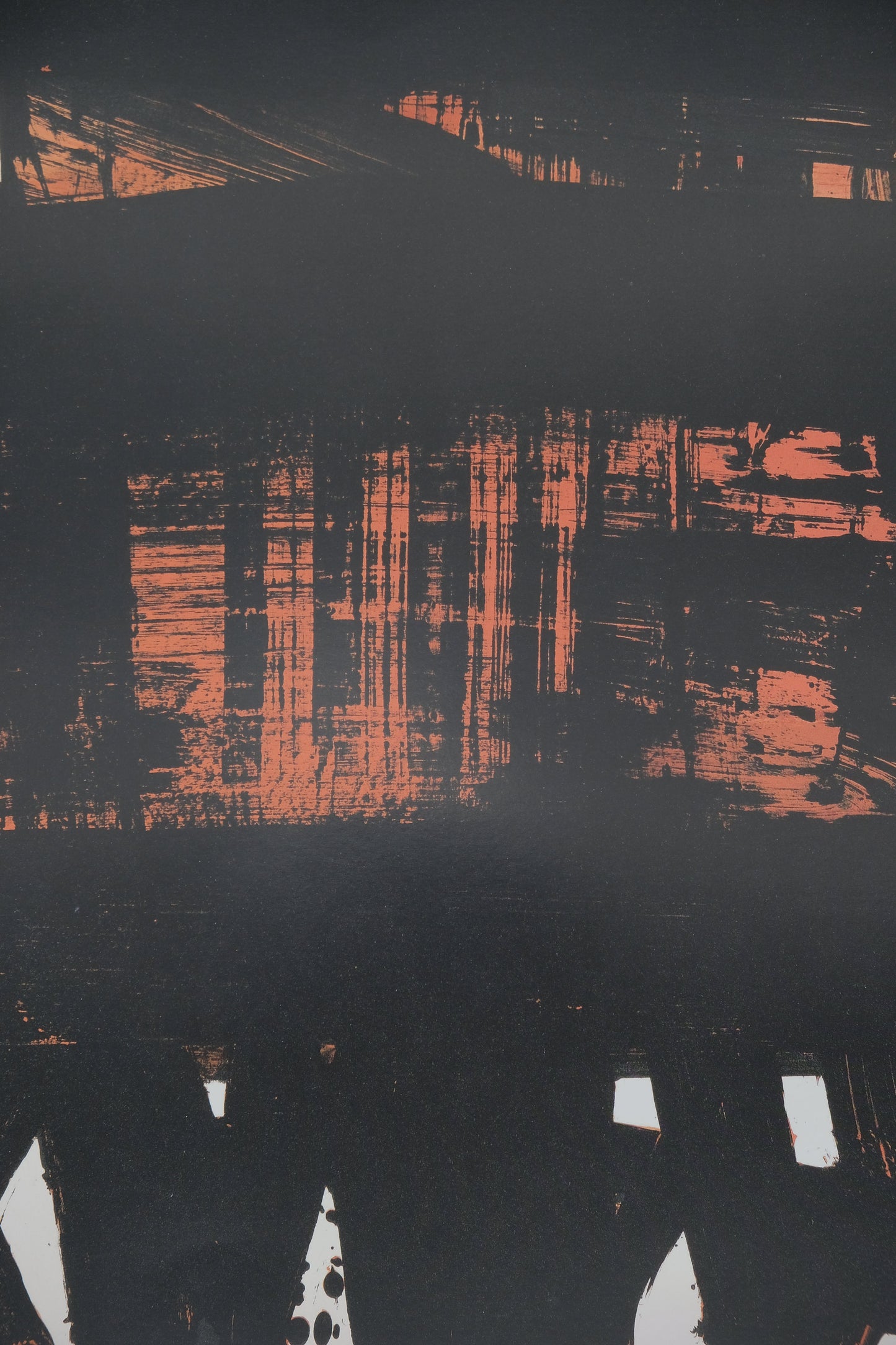 Pierre SOULAGES : Lithographie n°22 - Affiche originale signée
