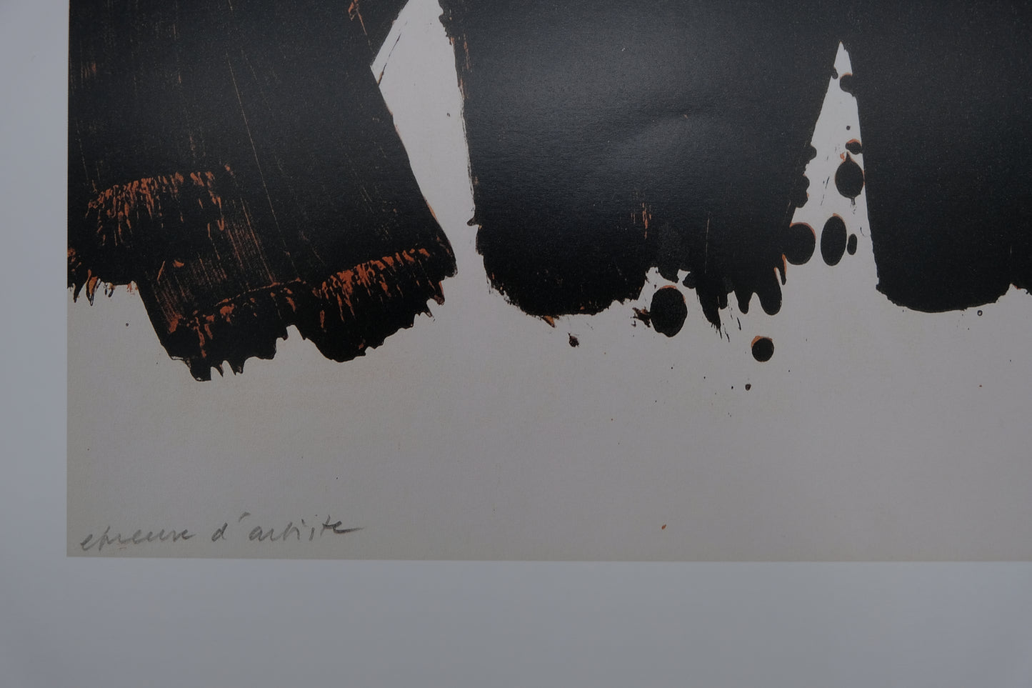 Pierre SOULAGES : Lithographie n°22 - Affiche originale signée