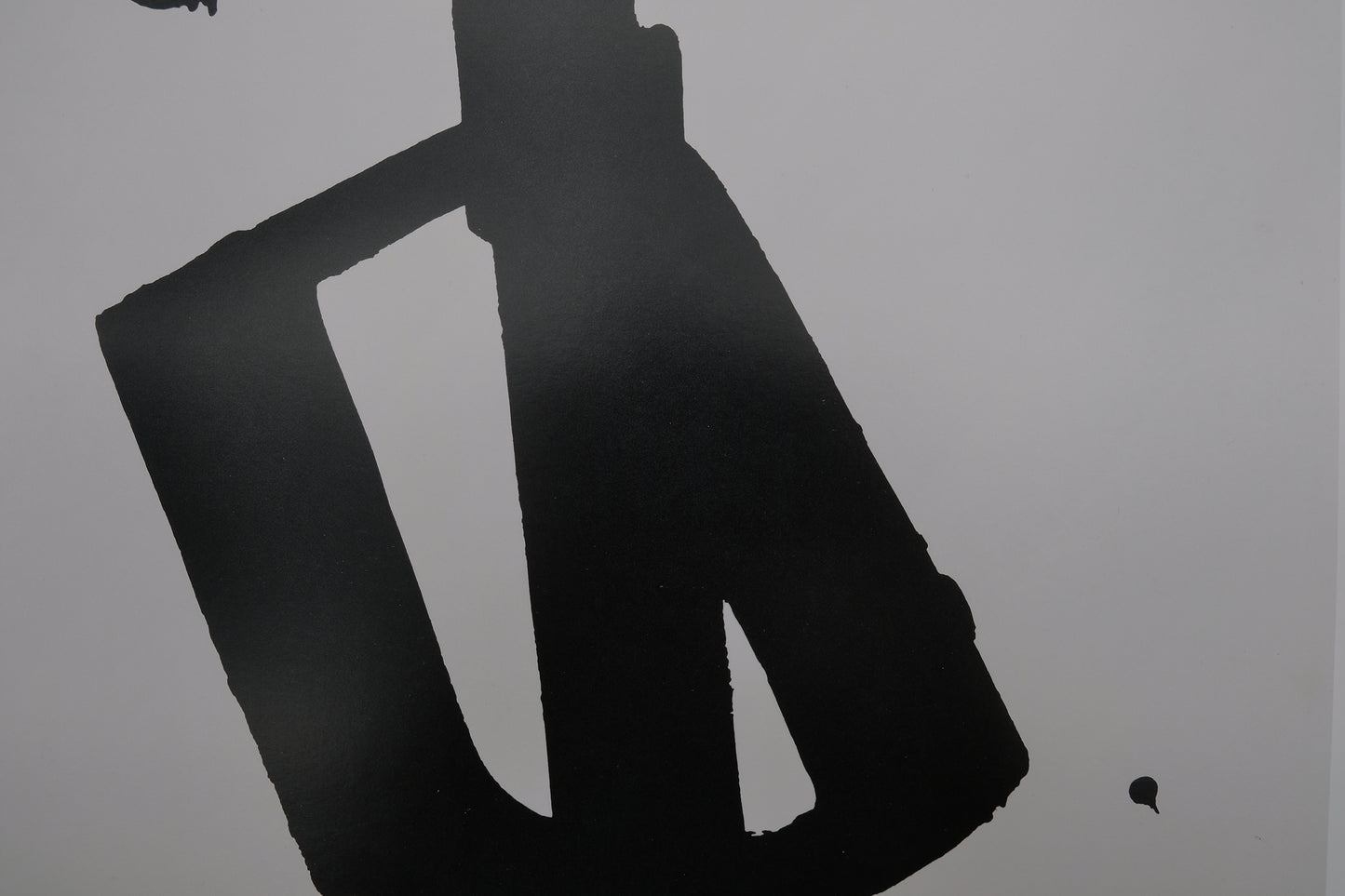 Pierre SOULAGES : Sérigraphie n°1 - Affiche originale signée