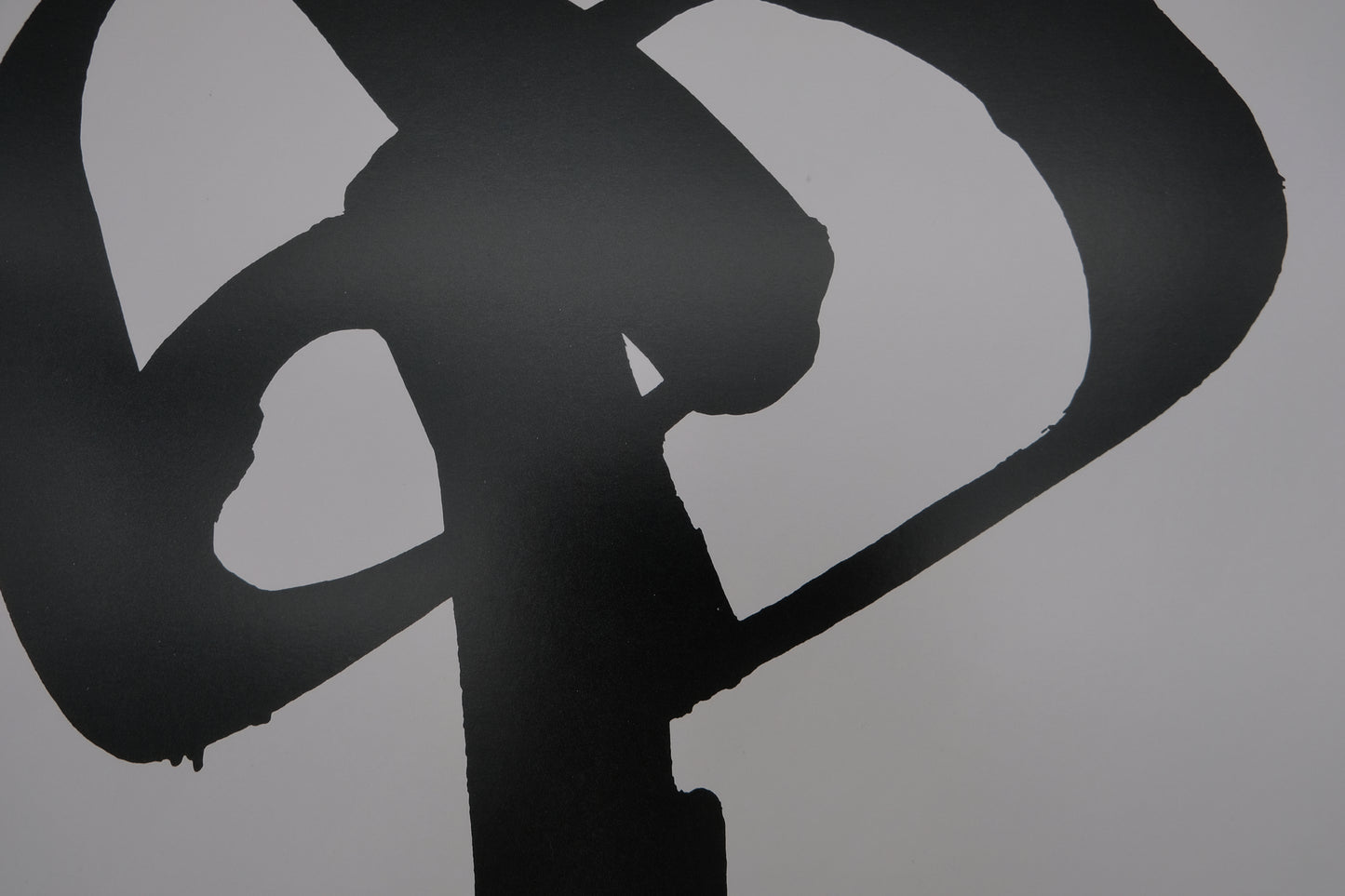Pierre SOULAGES : Sérigraphie n°1 - Affiche originale signée