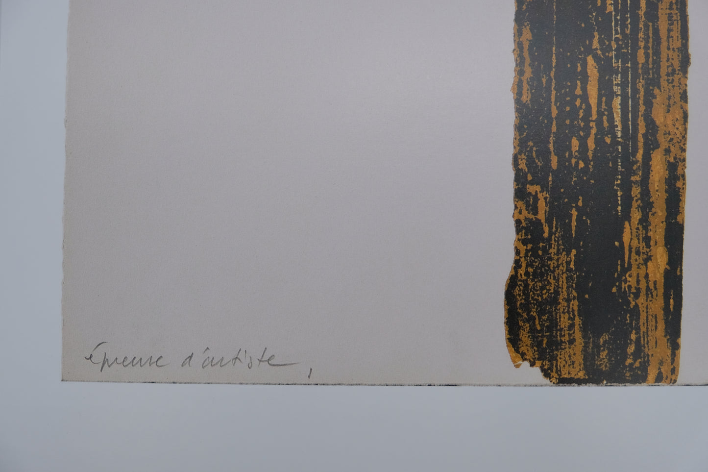 Pierre SOULAGES : Eau-forte XVIII - Affiche originale signée