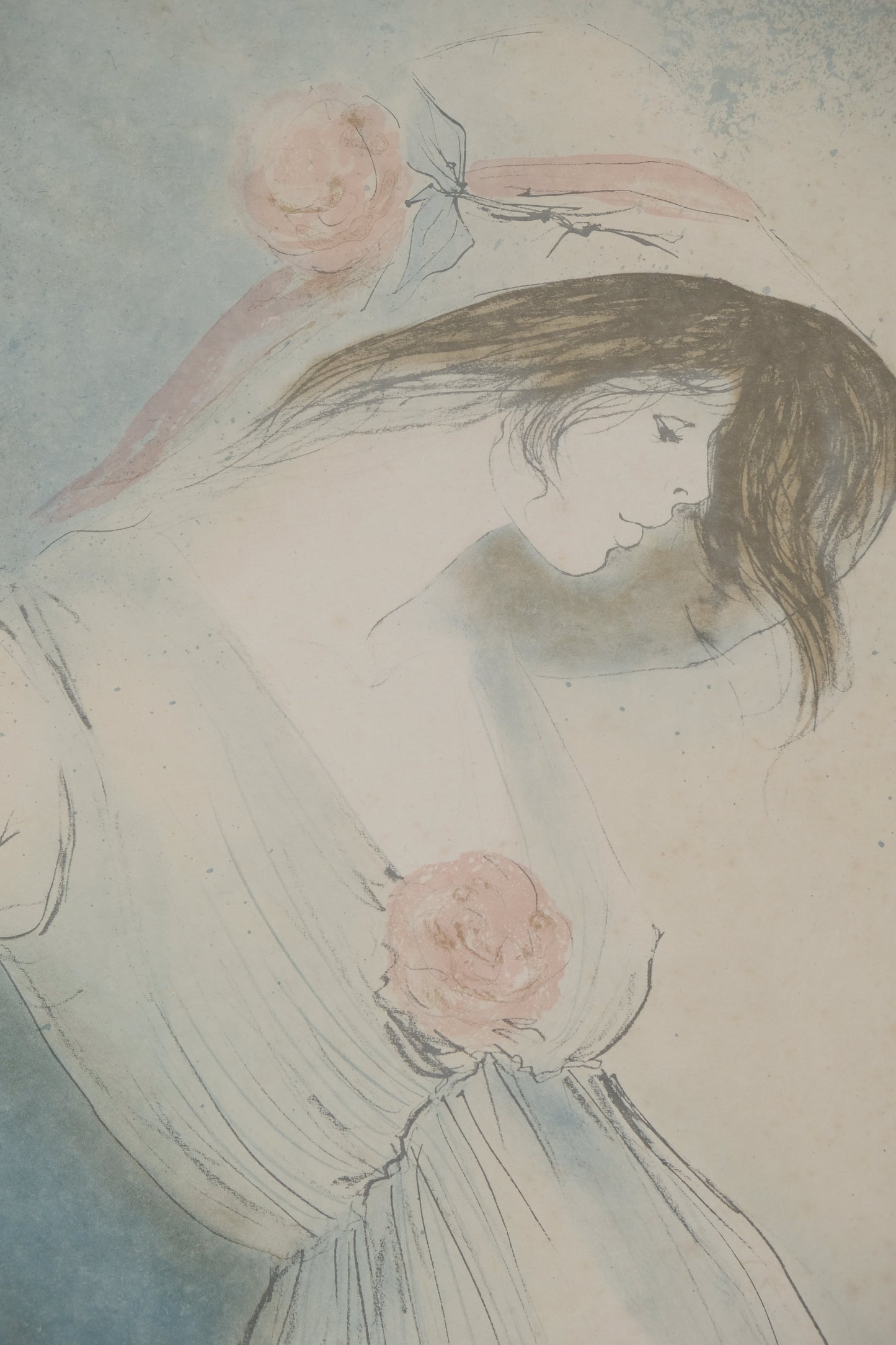Bernard CHAROY : Aurélie - Lithographie originale signée et dédicacée