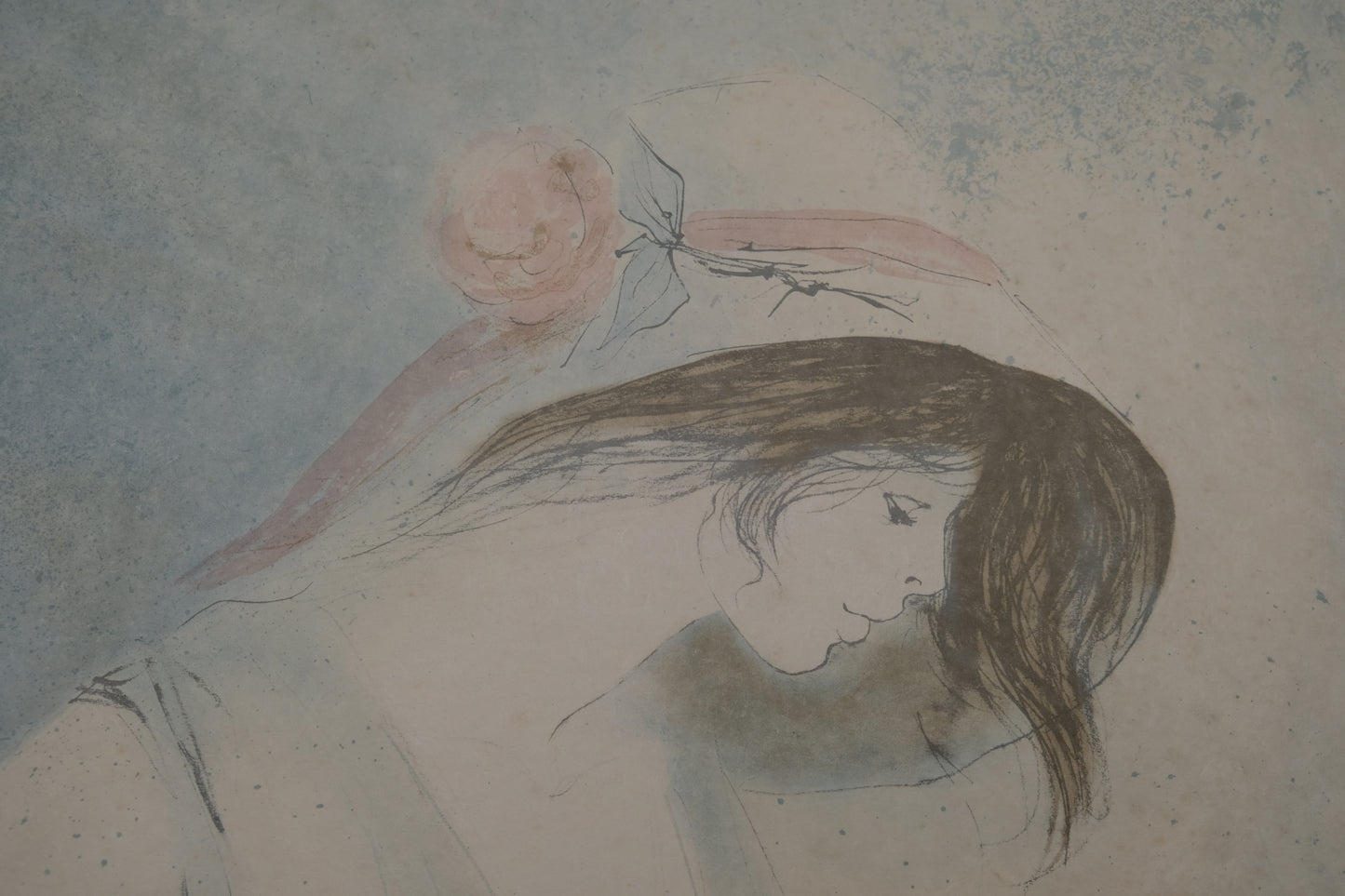 Bernard CHAROY : Aurélie - Lithographie originale signée et dédicacée