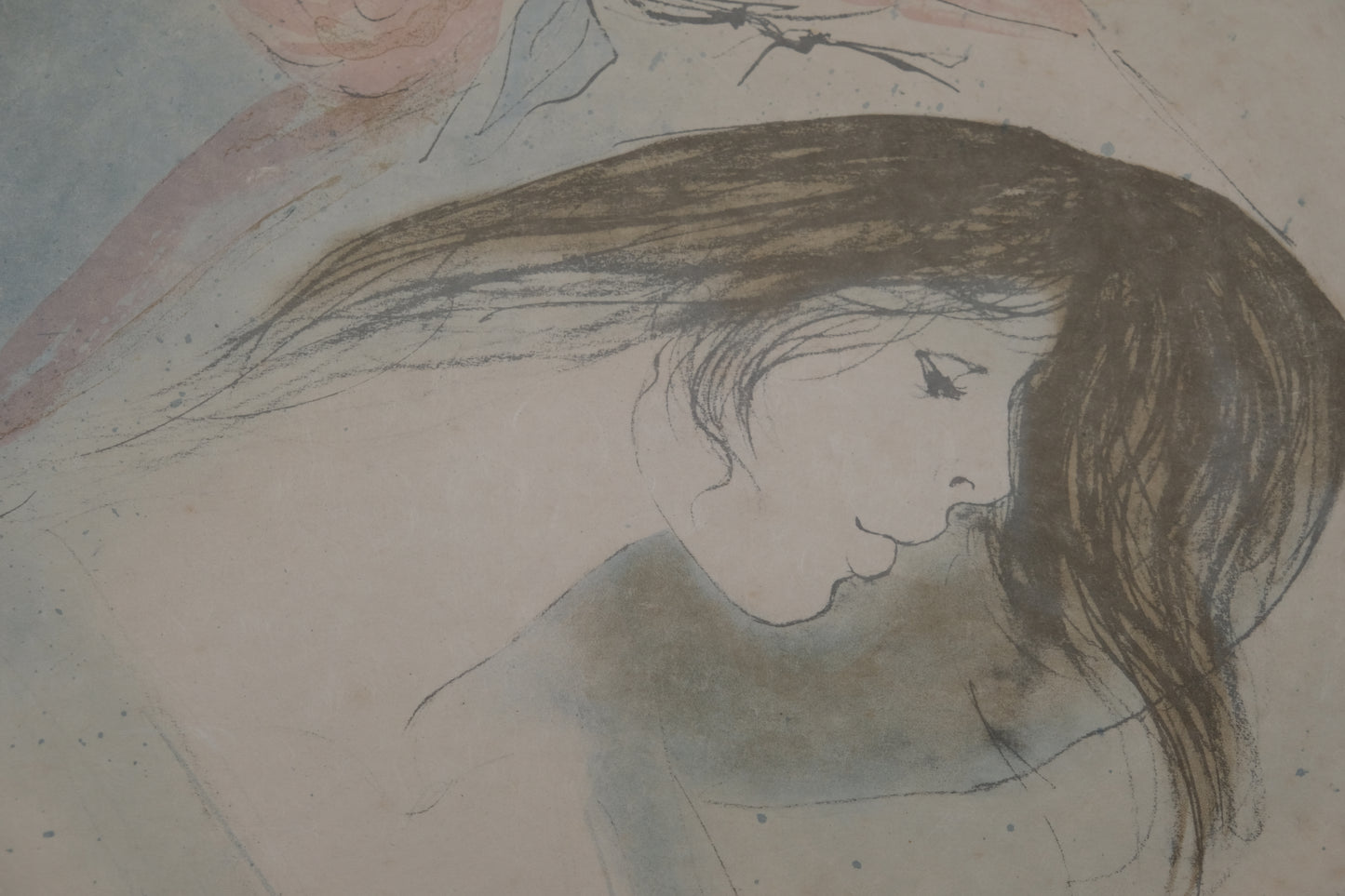 Bernard CHAROY : Aurélie - Lithographie originale signée et dédicacée