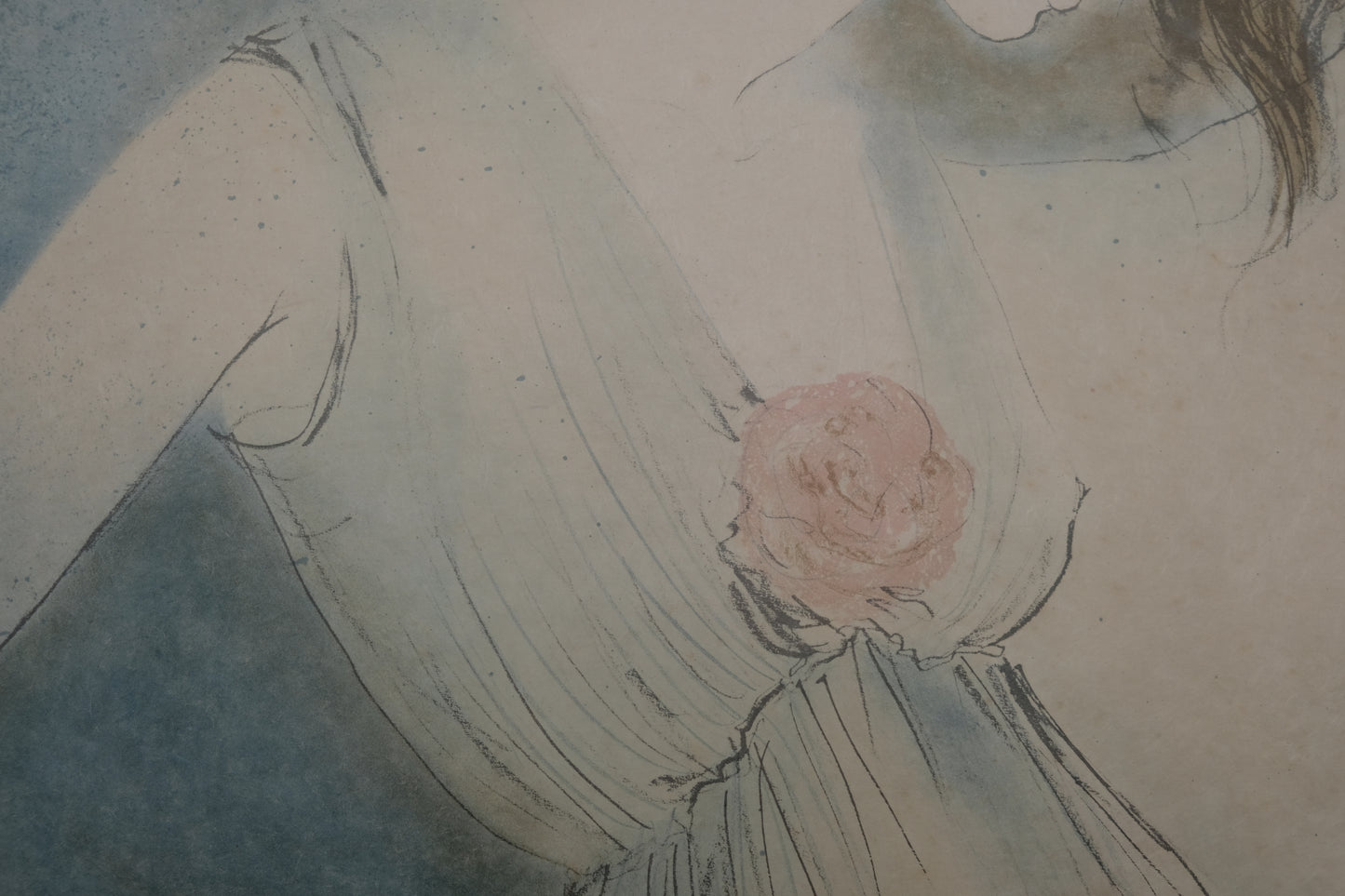 Bernard CHAROY : Aurélie - Lithographie originale signée et dédicacée