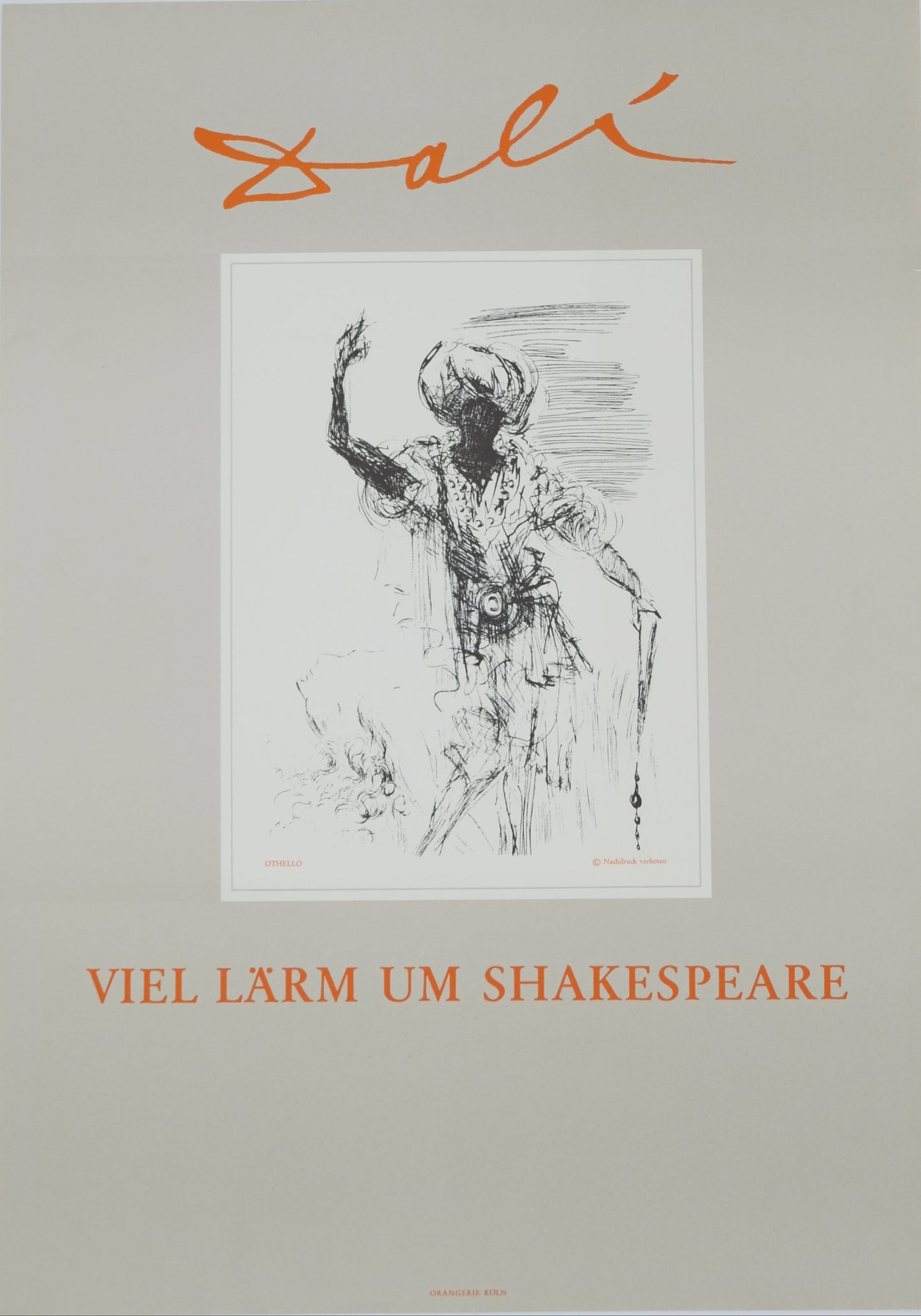 Salvador DALI : Othello - Lithographie originale
