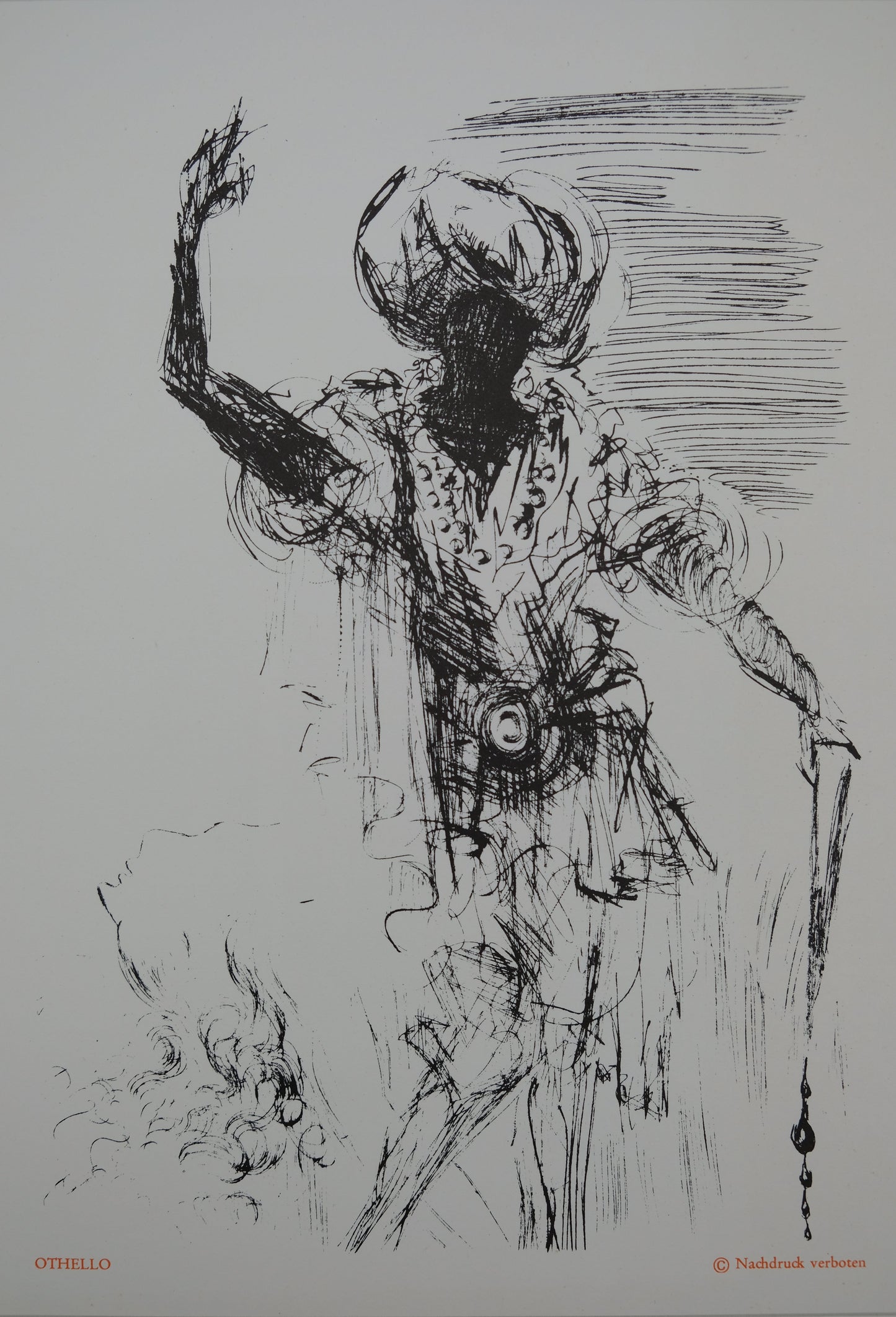 Salvador DALI : Othello - Lithographie originale