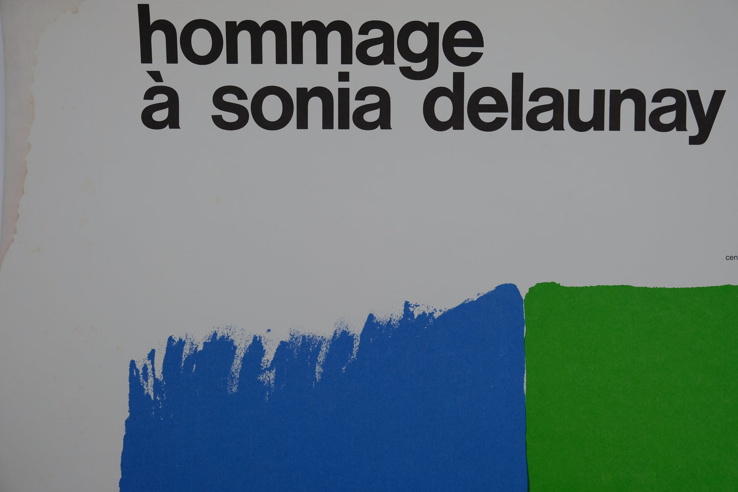 Sonia DELAUNAY : Hommage à Sonia Delaunay - Lithographie originale signée