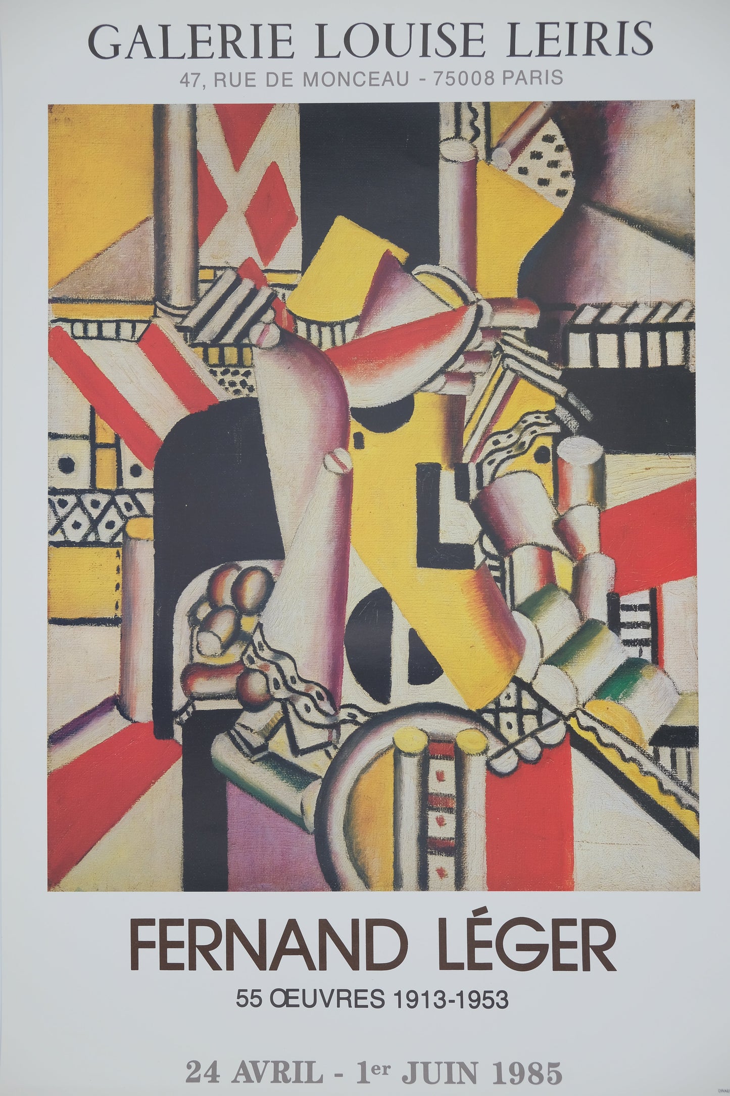Fernand LEGER : Machine cubiste - Affiche originale