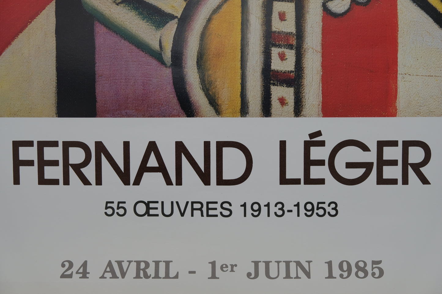Fernand LEGER : Machine cubiste - Affiche originale