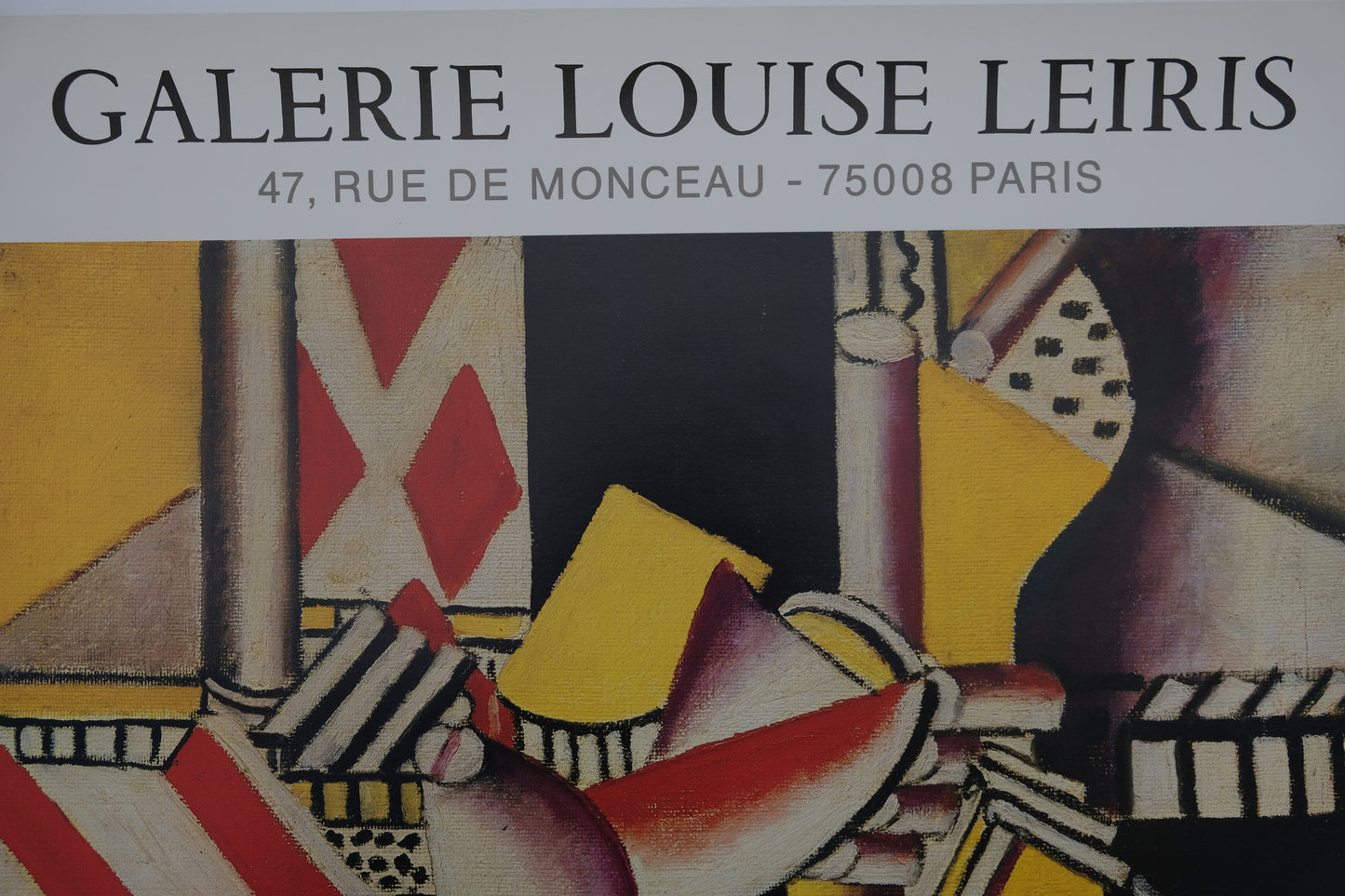 Fernand LEGER : Machine cubiste - Affiche originale