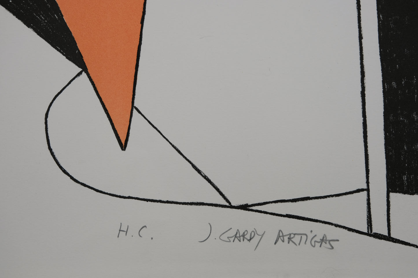 Joan GARDY ARTIGAS : Bracelet d'ivoire - Lithographie originale signée