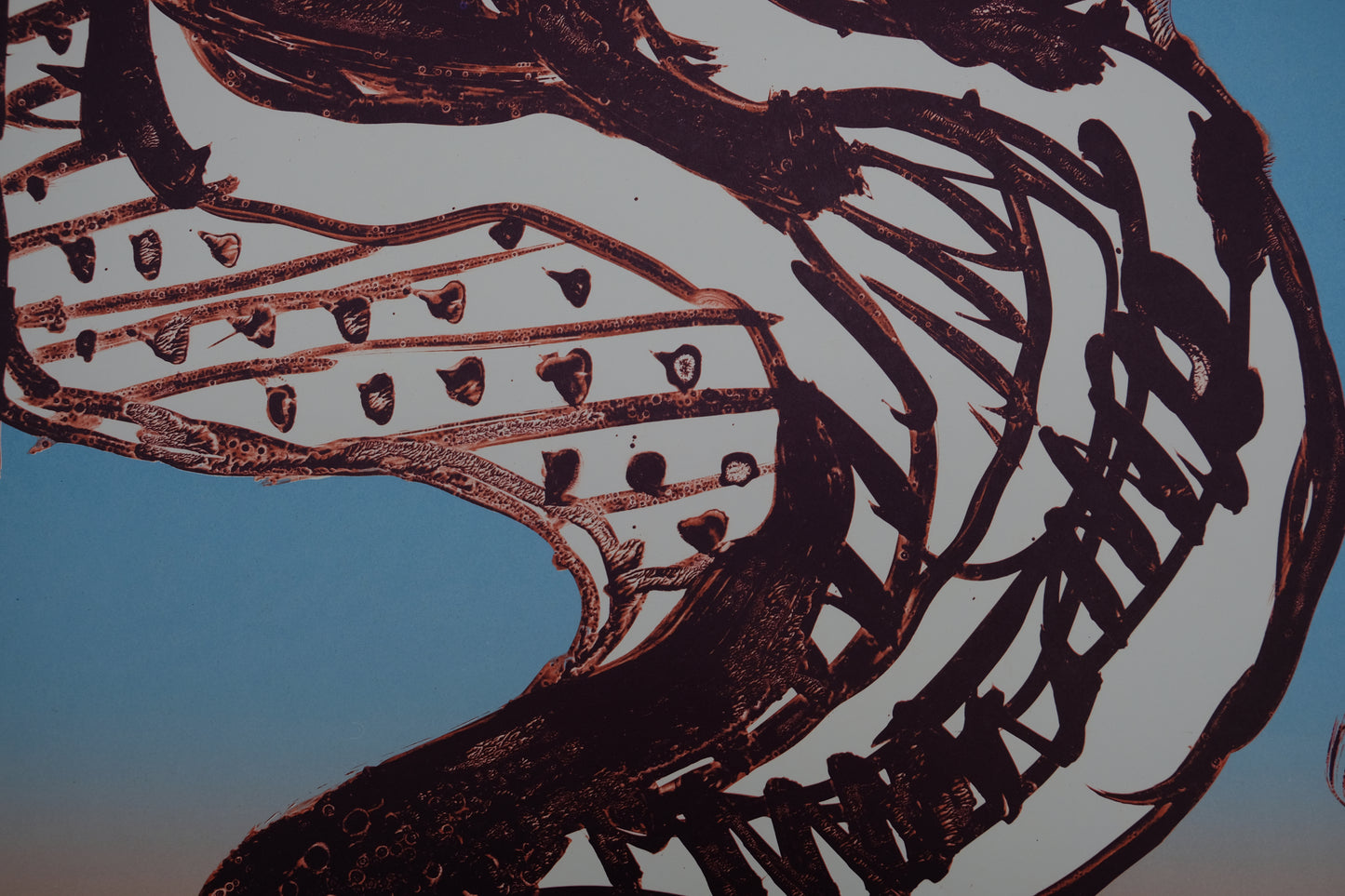 Pierre ALECHINSKY : Expo 1977 - Lithographie originale