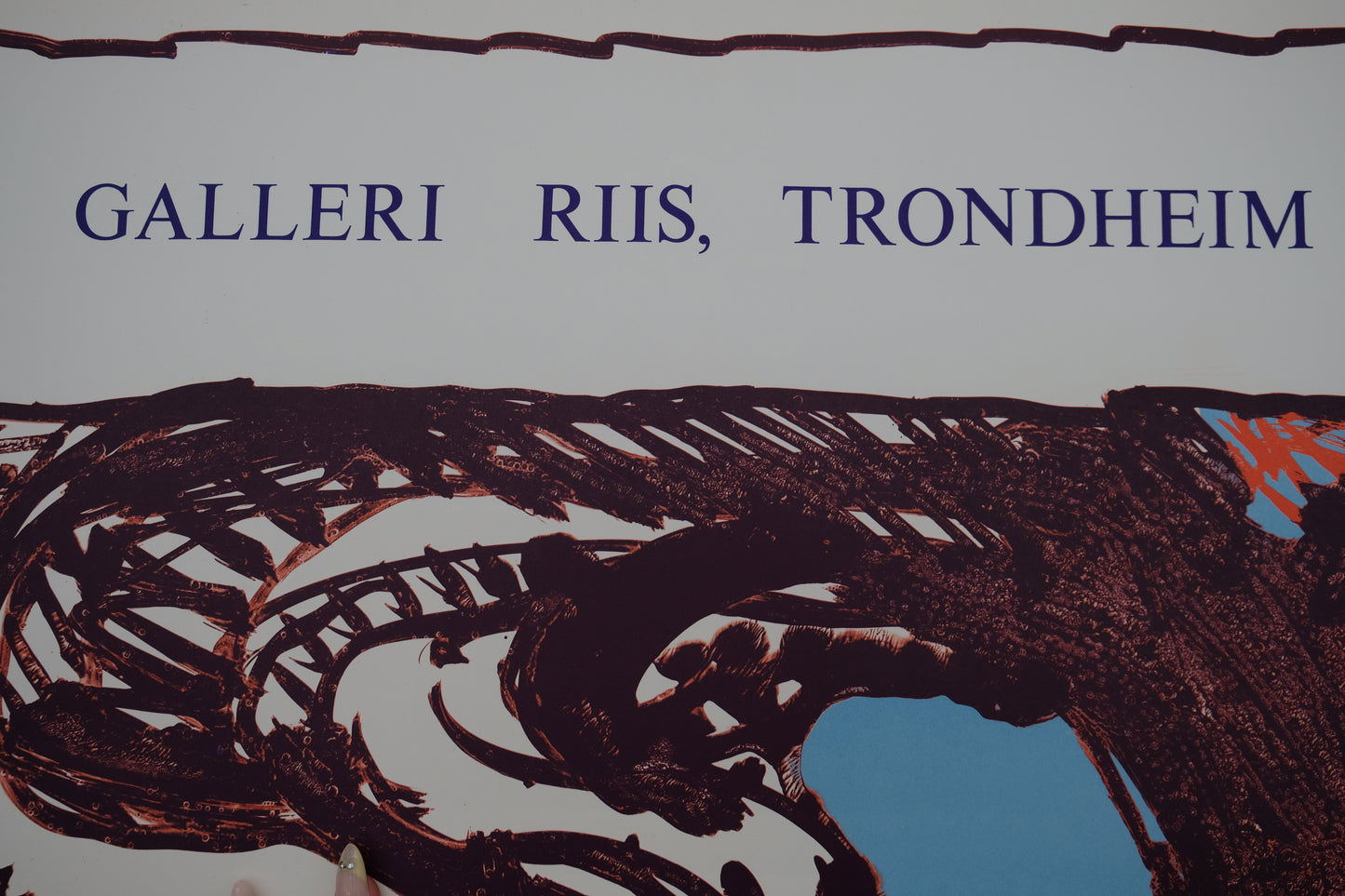 Pierre ALECHINSKY : Expo 1977 - Lithographie originale