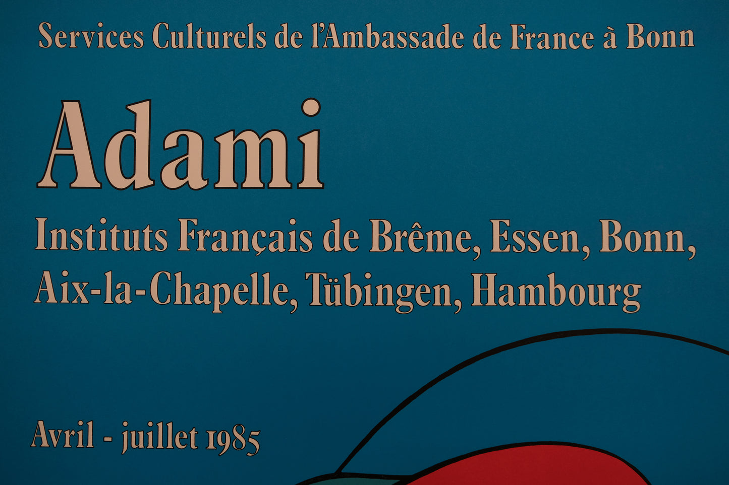 Valerio ADAMI : Jazz - Lithographie originale