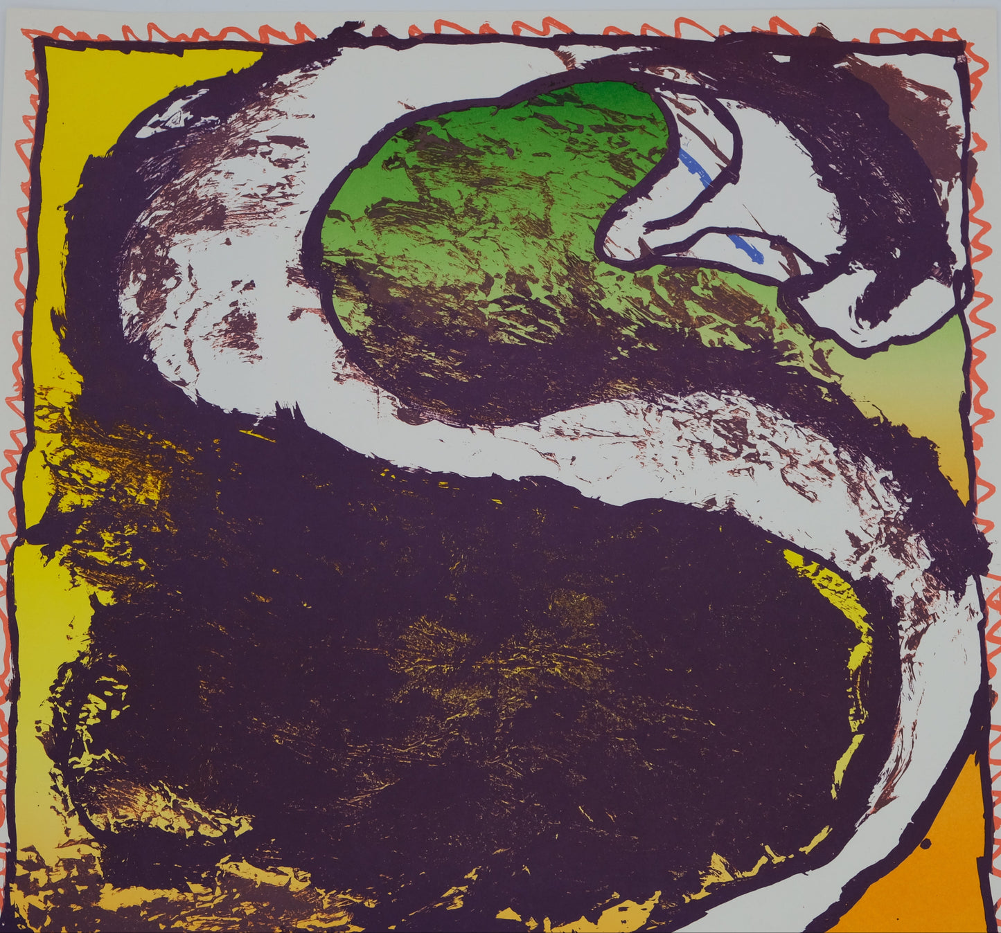Pierre ALECHINSKY : Exposition 1981 - Lithographie originale