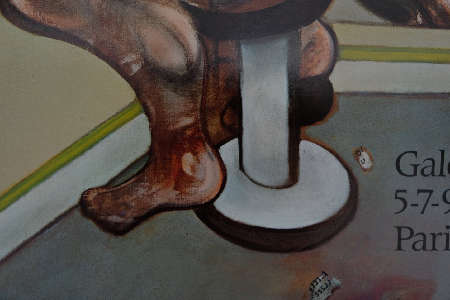 Francis BACON : Expo 1977 - Affiche originale en couleurs