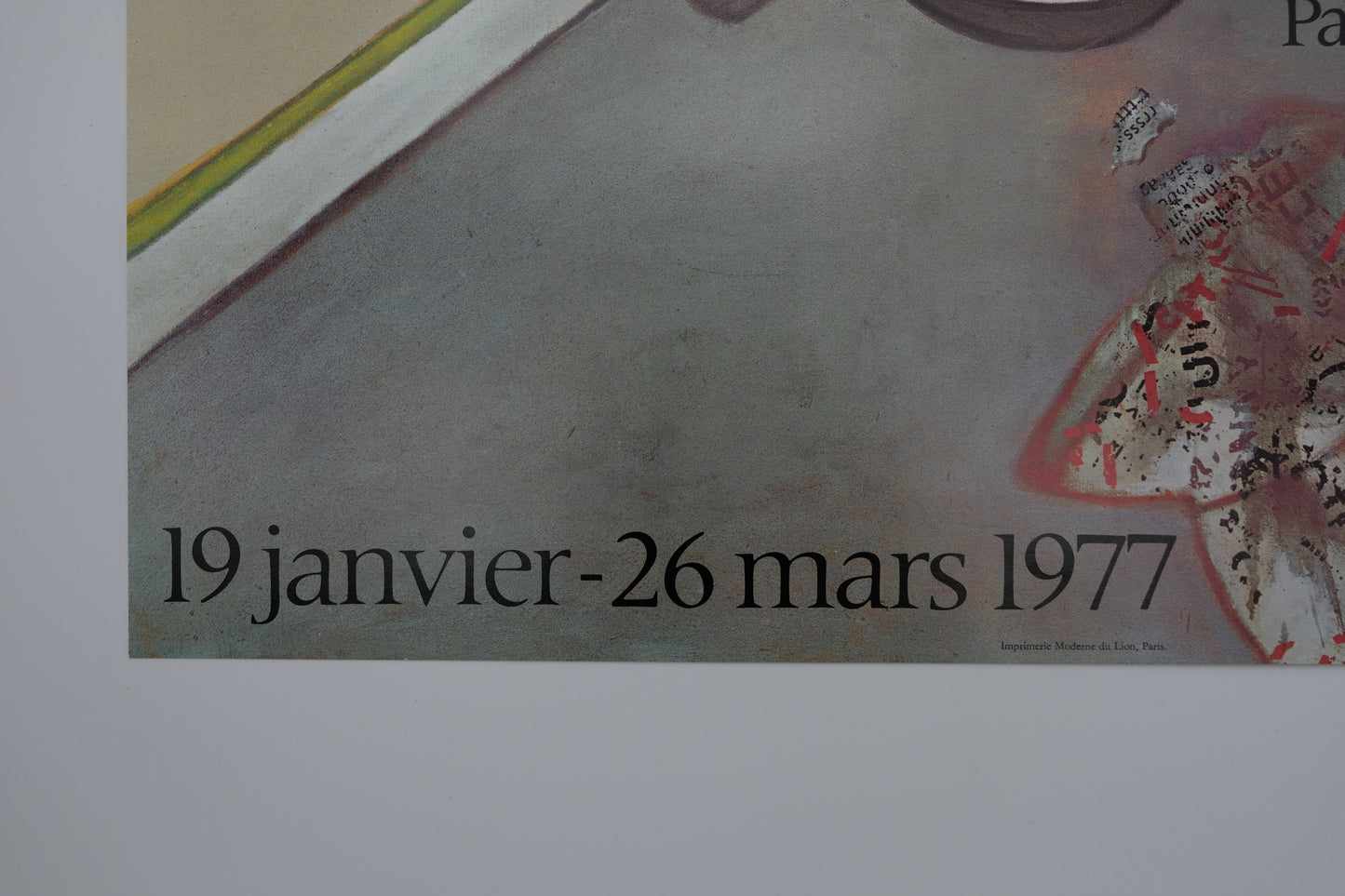 Francis BACON : Expo 1977 - Affiche originale en couleurs