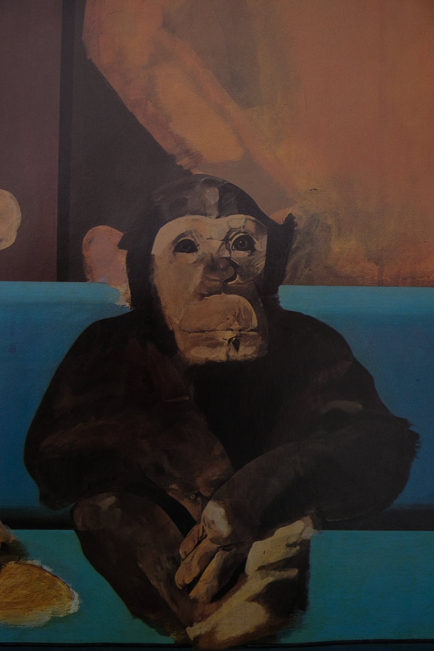 Peter BLAKE : Le couple et le singe - Affiche originale en couleurs