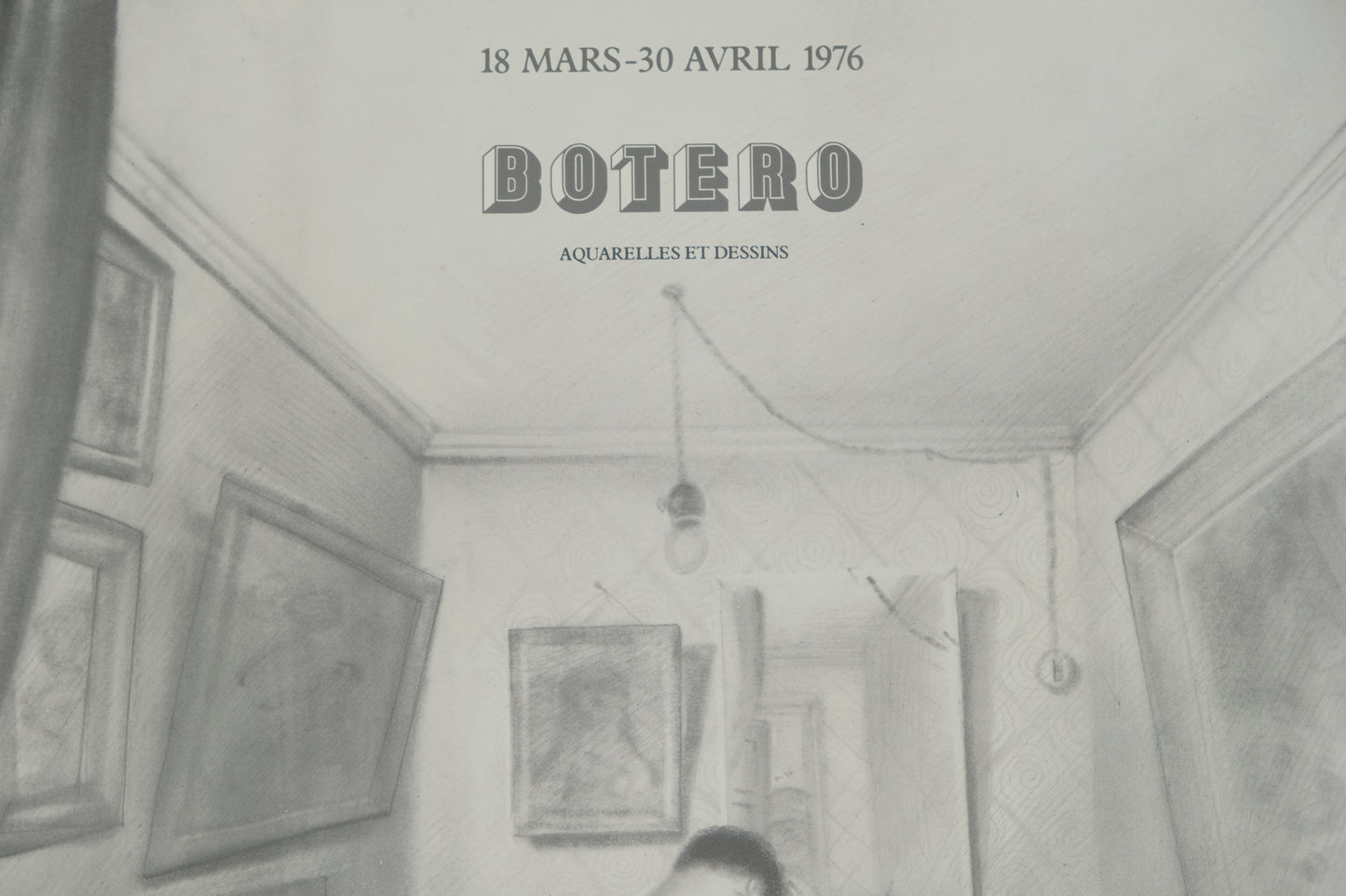 Fernando BOTERO : La toilette - Affiche originale signée