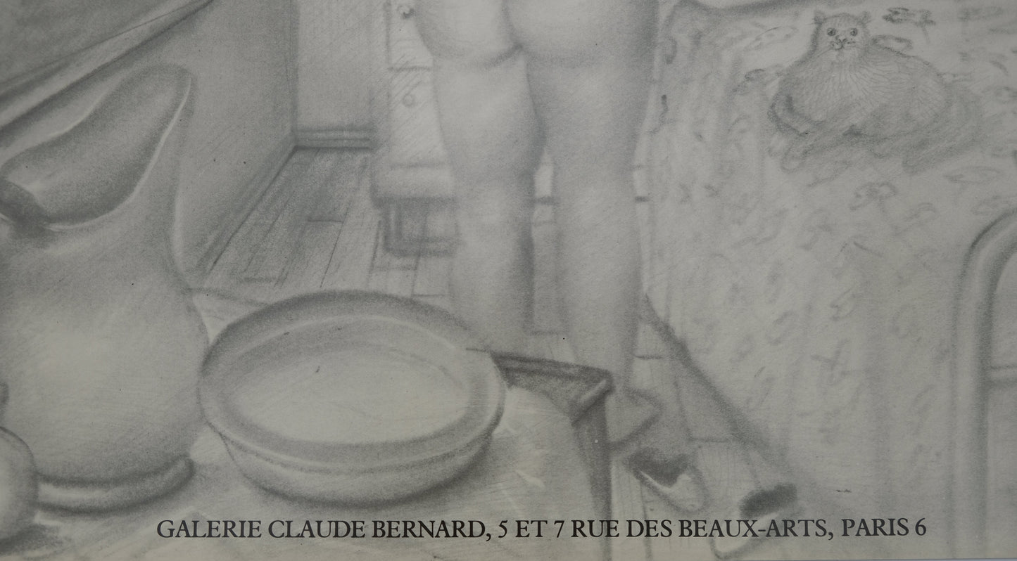 Fernando BOTERO : La toilette - Affiche originale signée